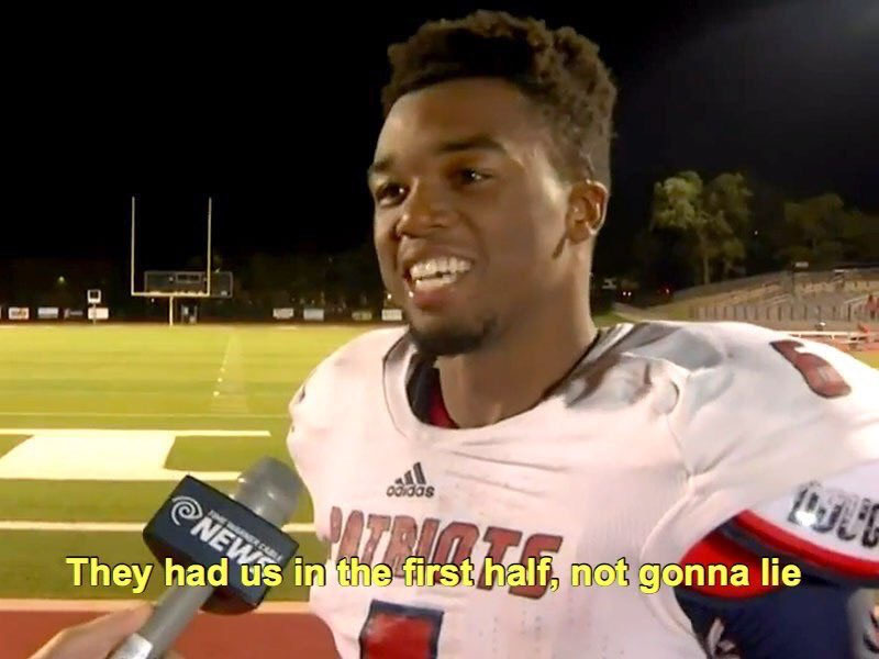 They Had Us In The First Half - Football, US