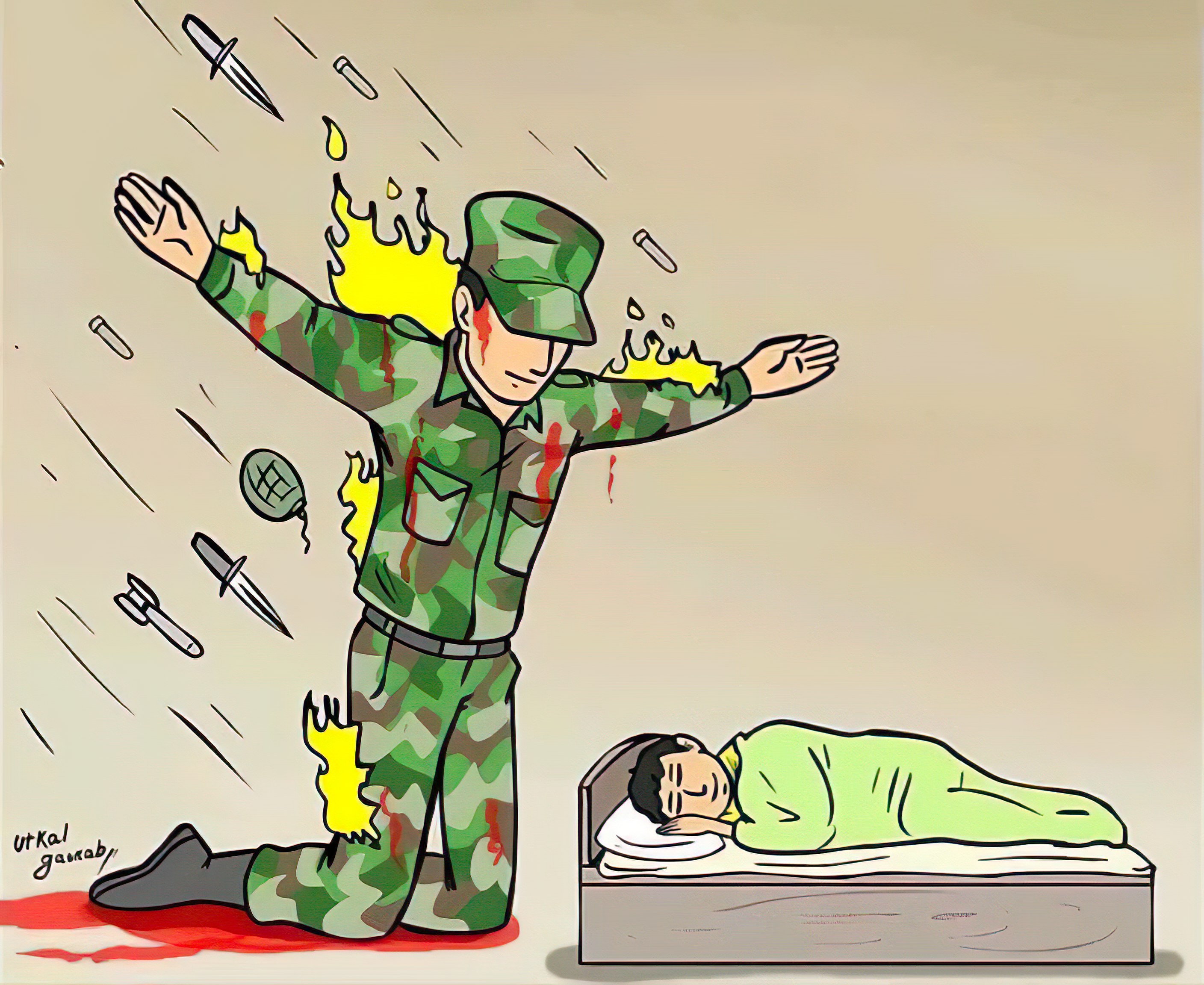 Military protect militaire protection enfant