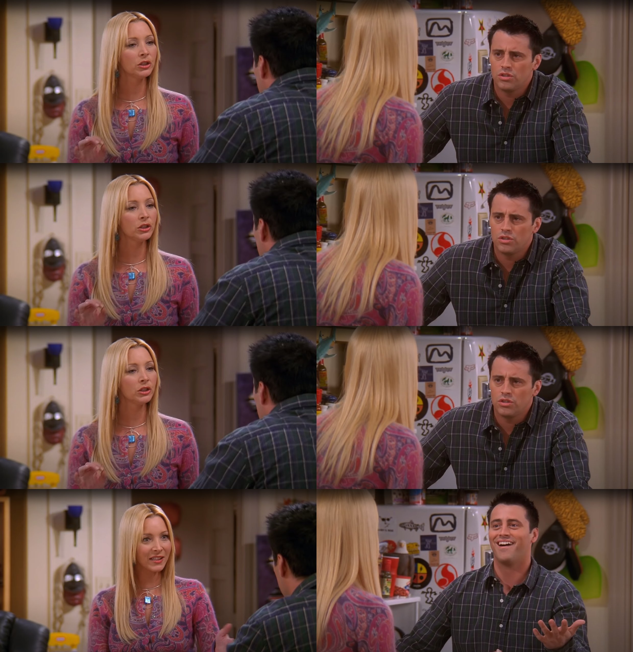 Phoebe Teaching Joey - F.R.I.E.N.D.S, Phoebe Buffay, Joey Tribbiani