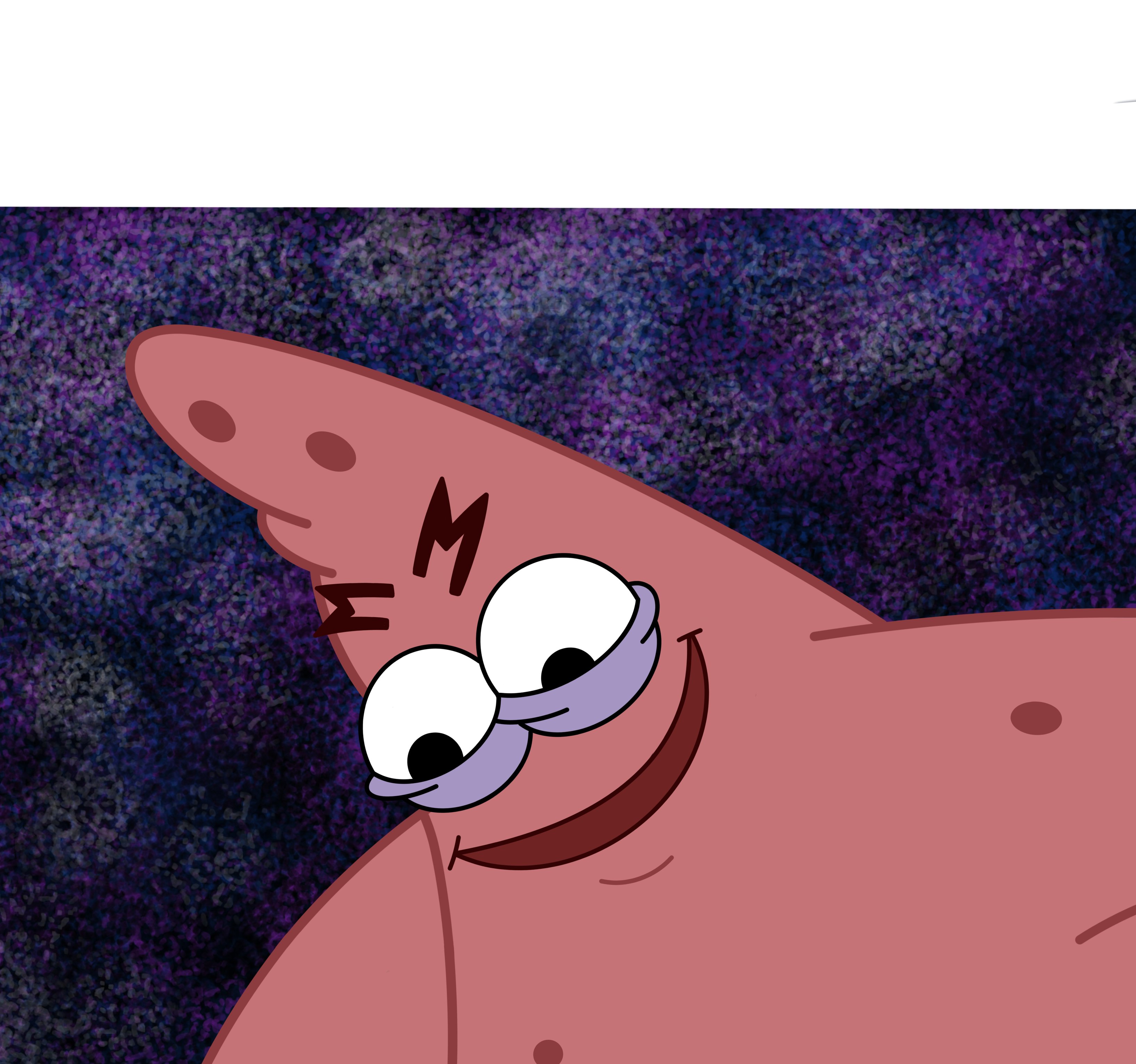 Savage Patrick Evil Patrick Angry Patrick - HD Redraw Empty Template - u'veronie on Reddit