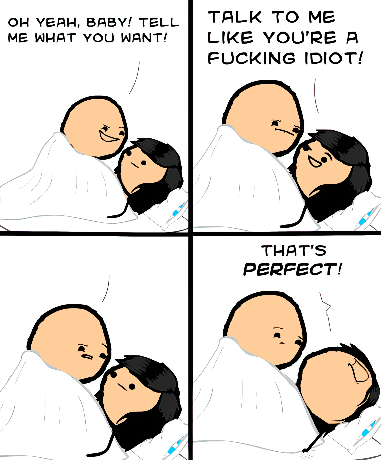 Talk like a fucking idiot