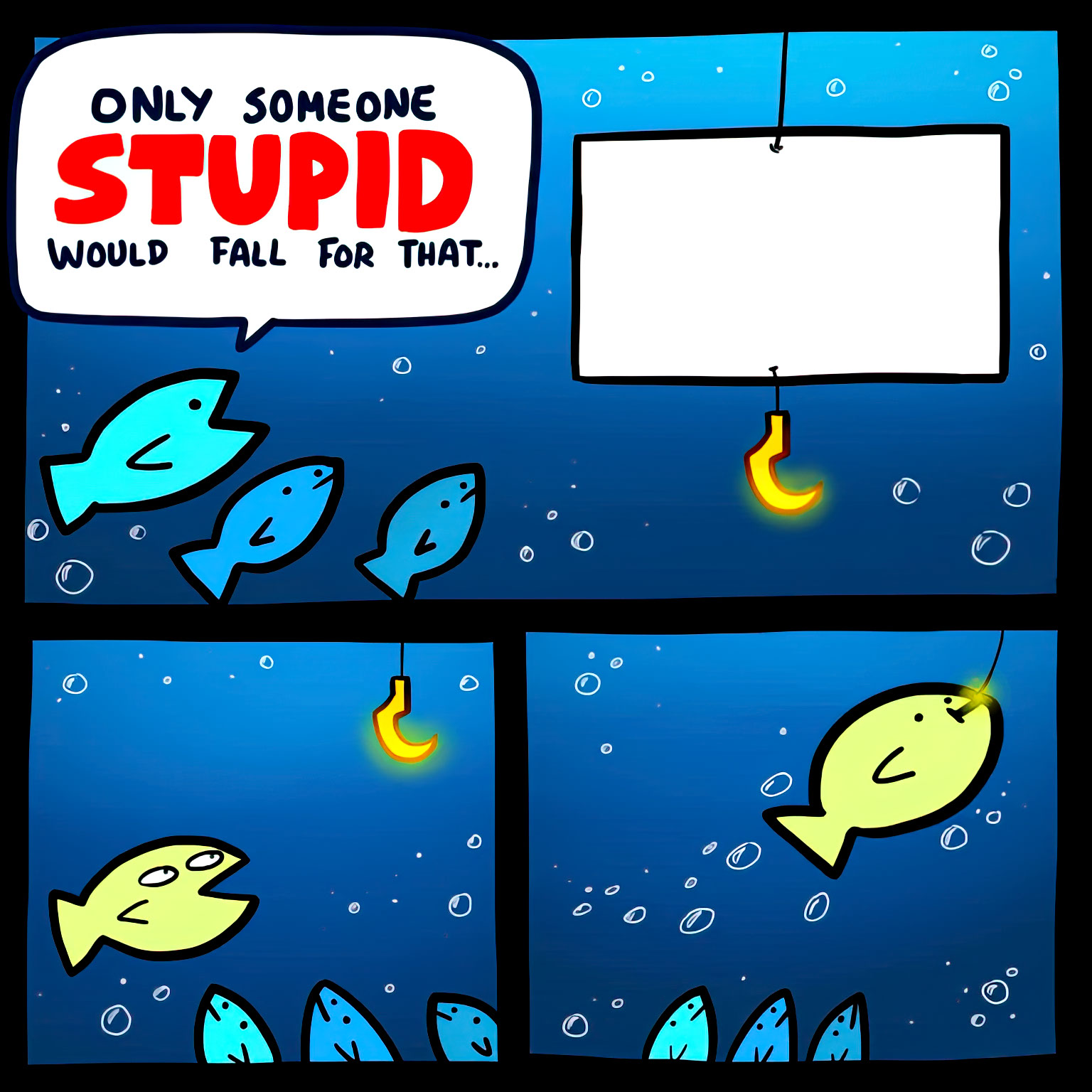 SrGrafo - Only someone stupid would fall for that