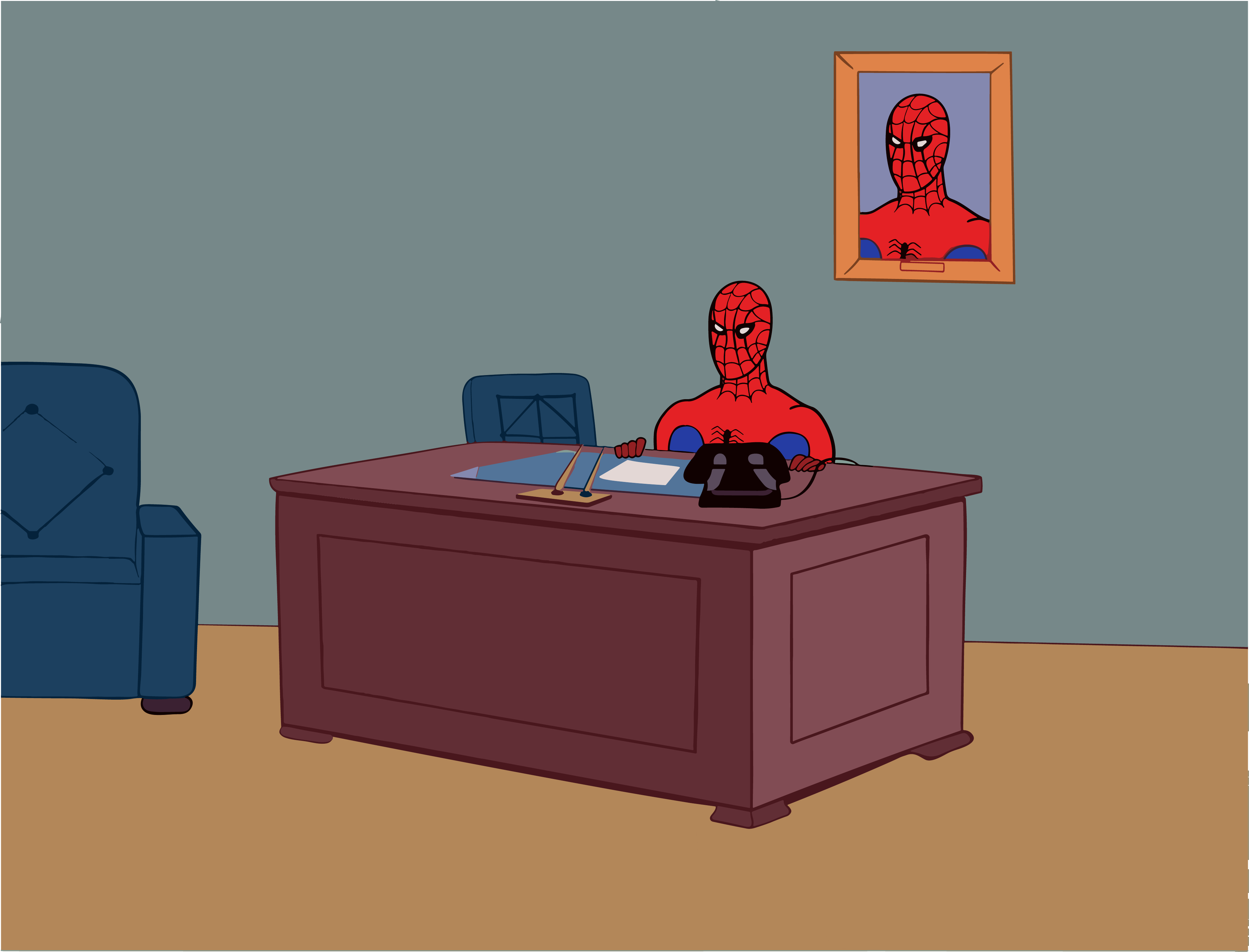 Masturbationg Spider-man