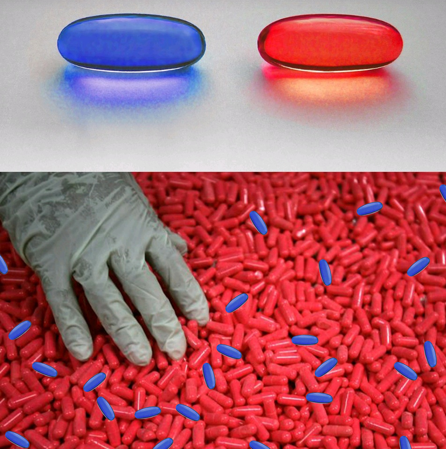Blue-red pill