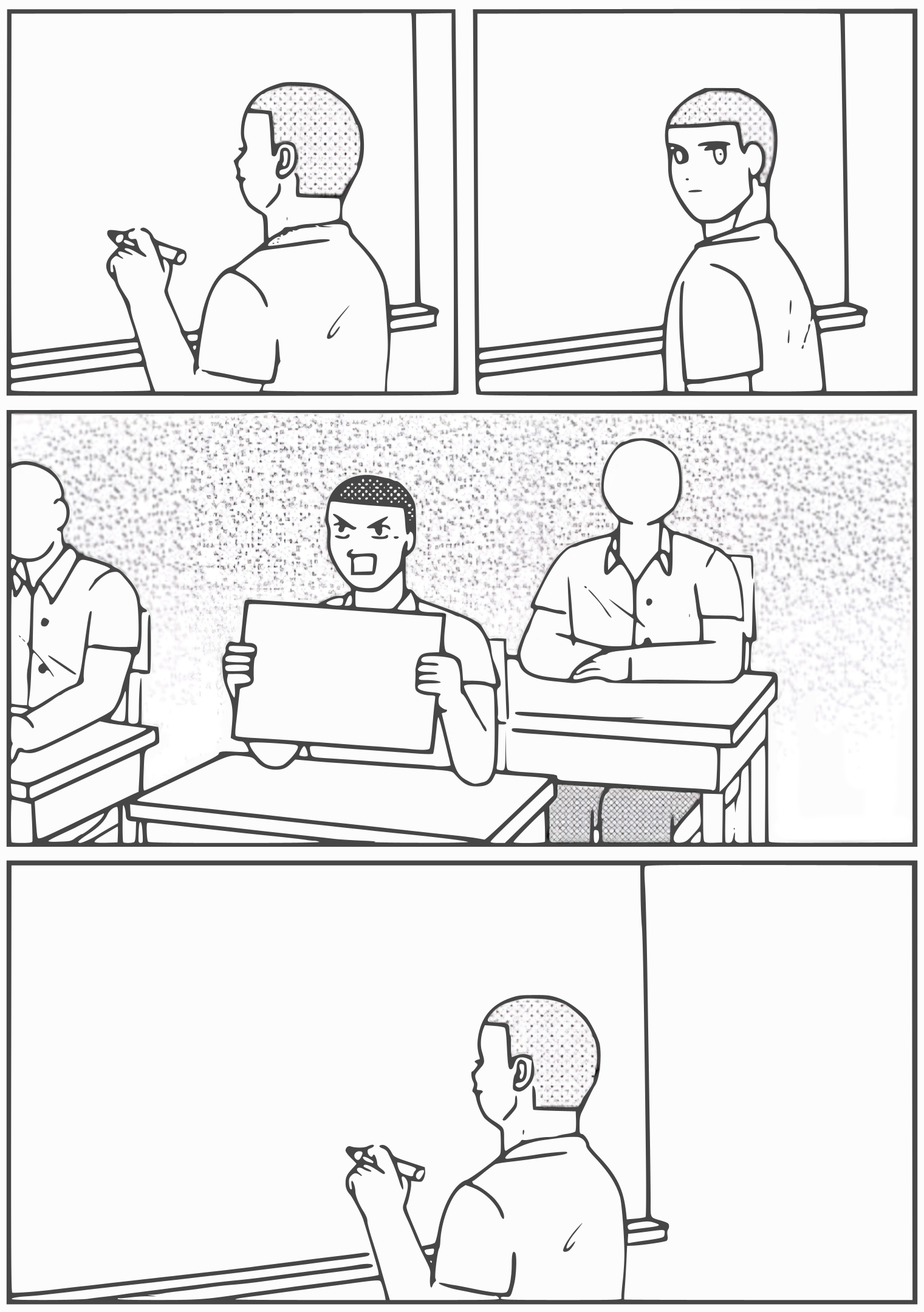 Cheating in Class - Cutbu, School, Whiteboard - école tableau aider