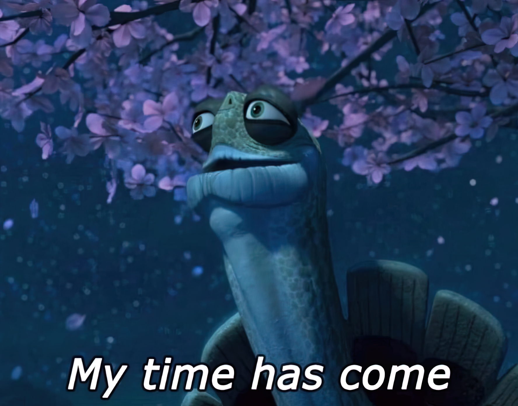 My Time Has Come - Master Oogway, Kung Fu Panda - Escargot snail