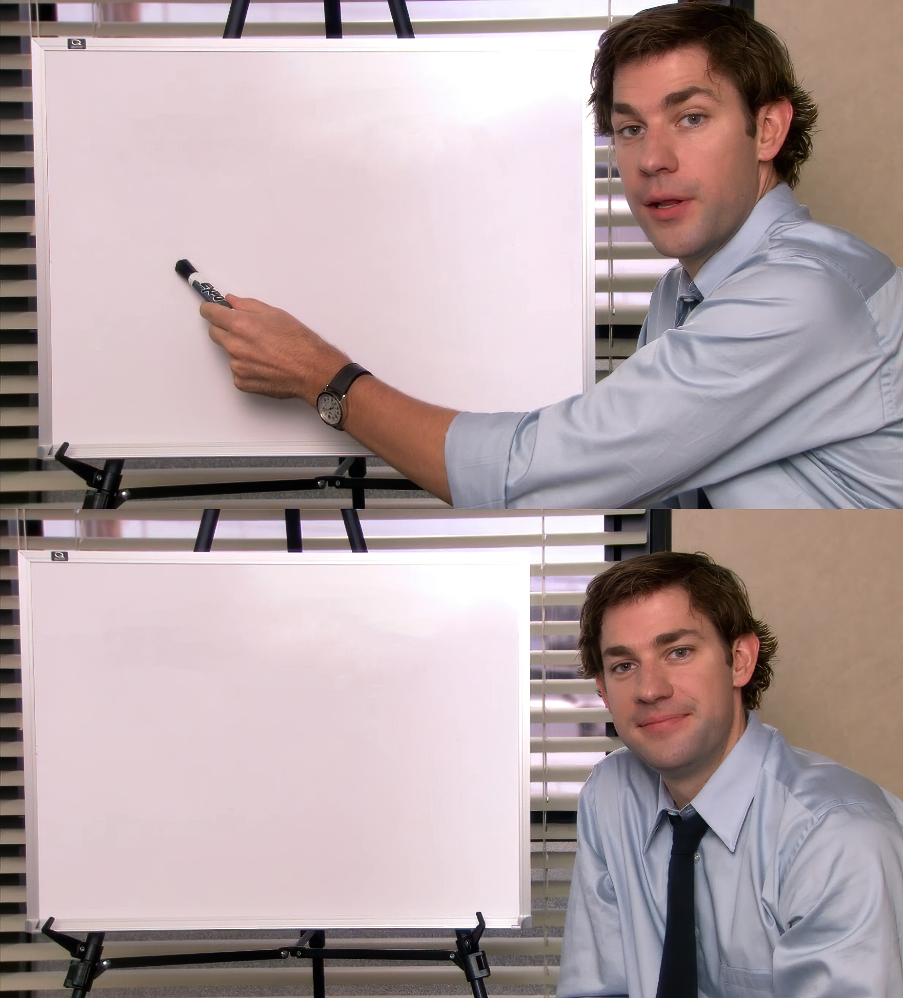 Jim Halpert office presentation board tableau