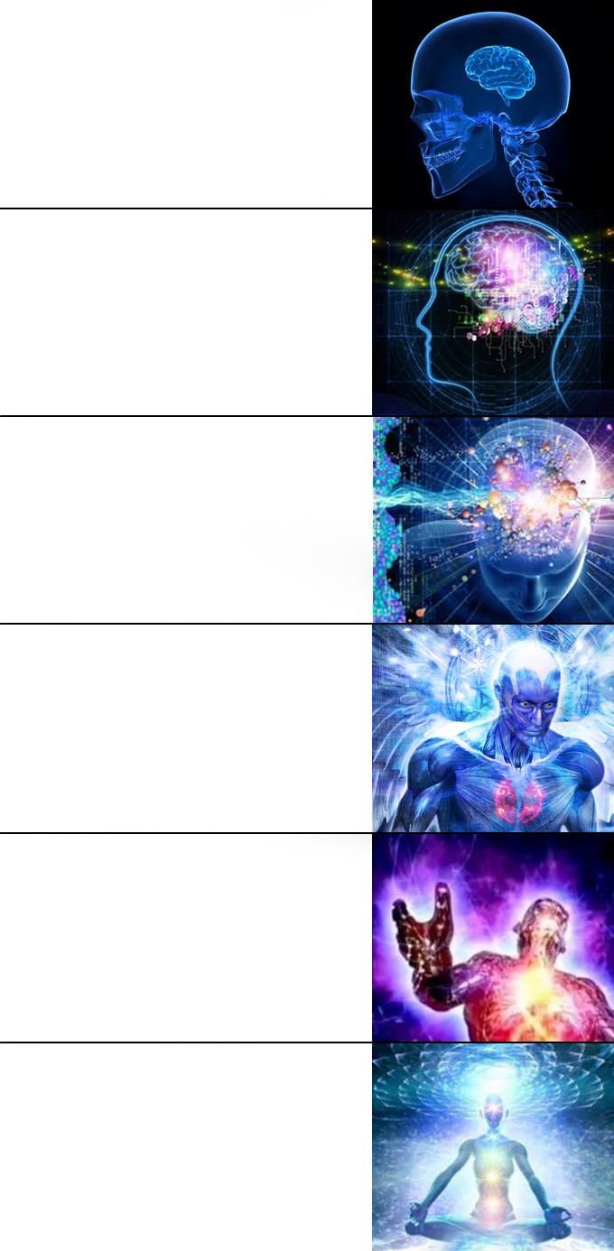 Expanding brain cerveau mind
