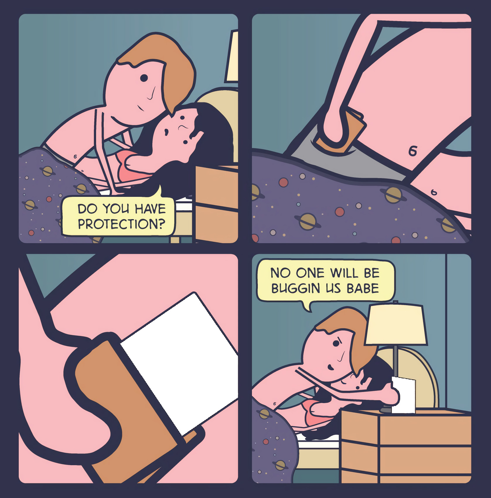 Do you have protection sexe lit