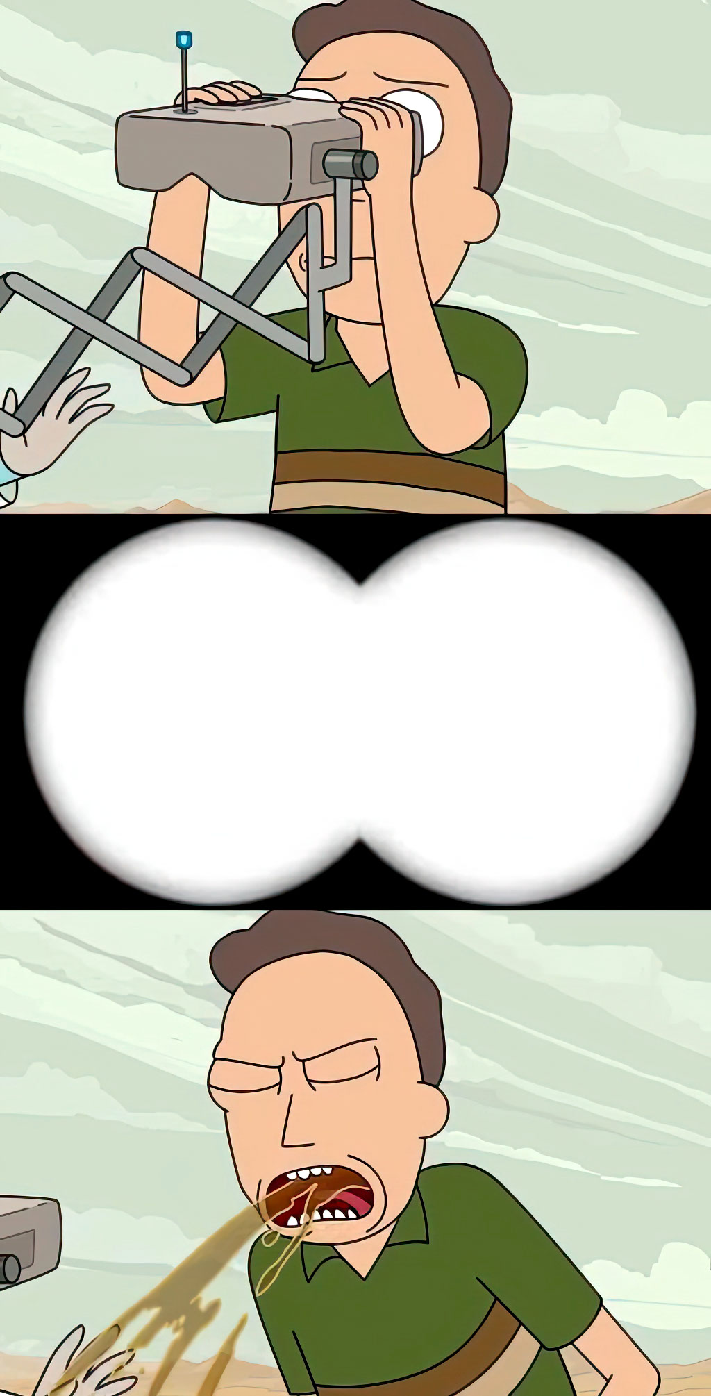 Jerry smith looking through viewfinder