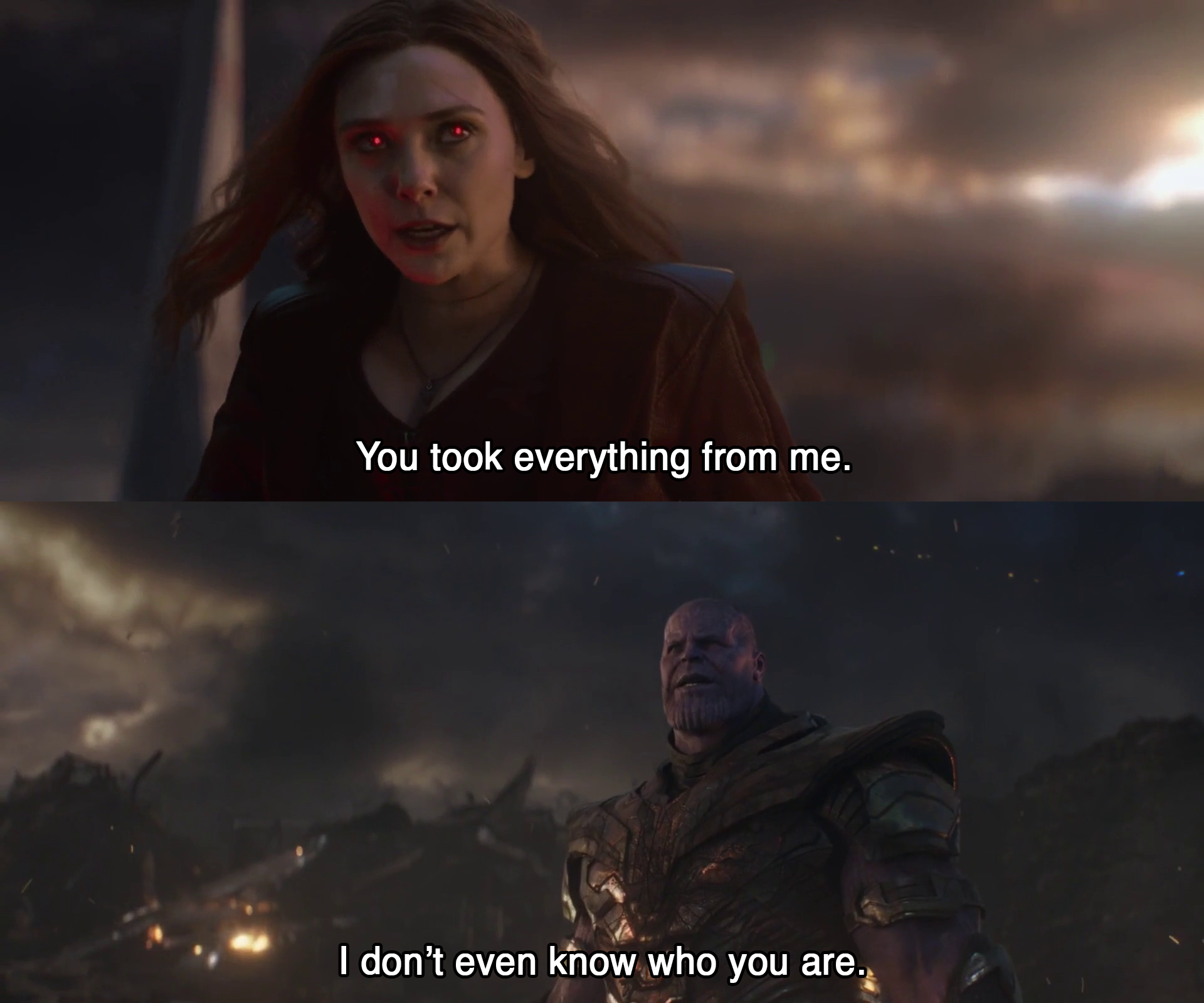 You Took Everything From Me I Don't Even Know Who You Are Template - Avengers - Thanos - Not Blurry