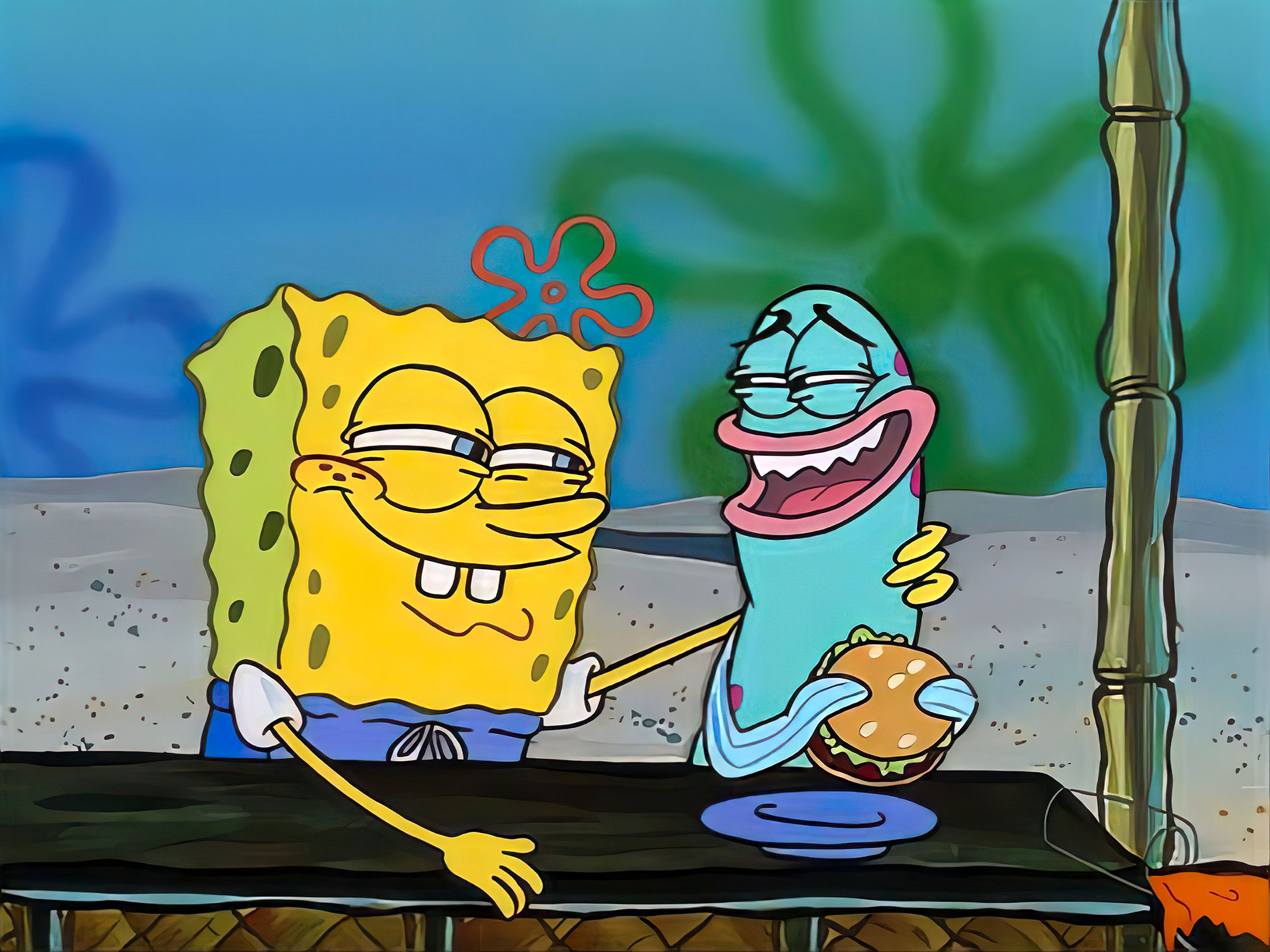 Suspicious spongebob