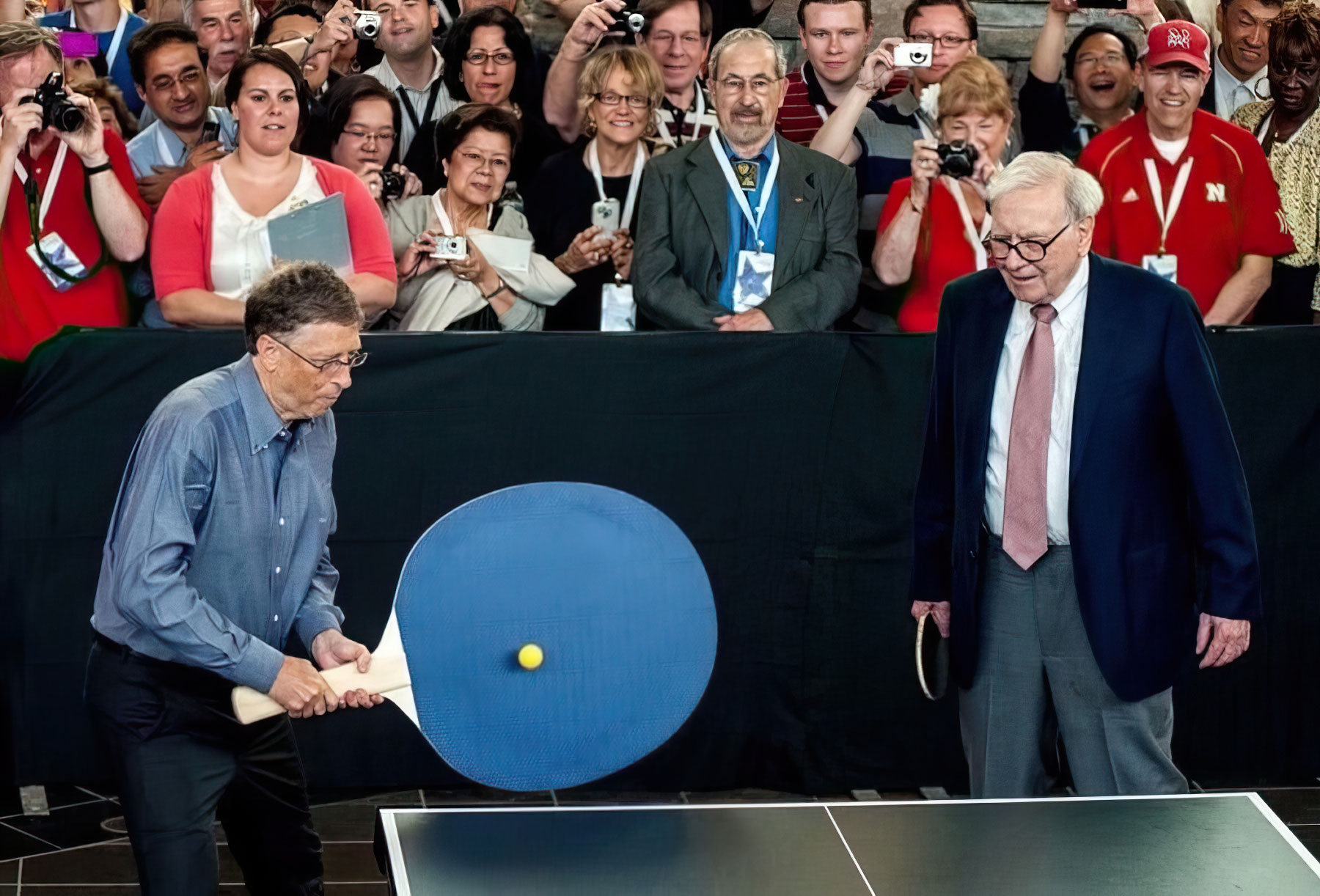Bill Gates Giant Ping Pong Paddle Template