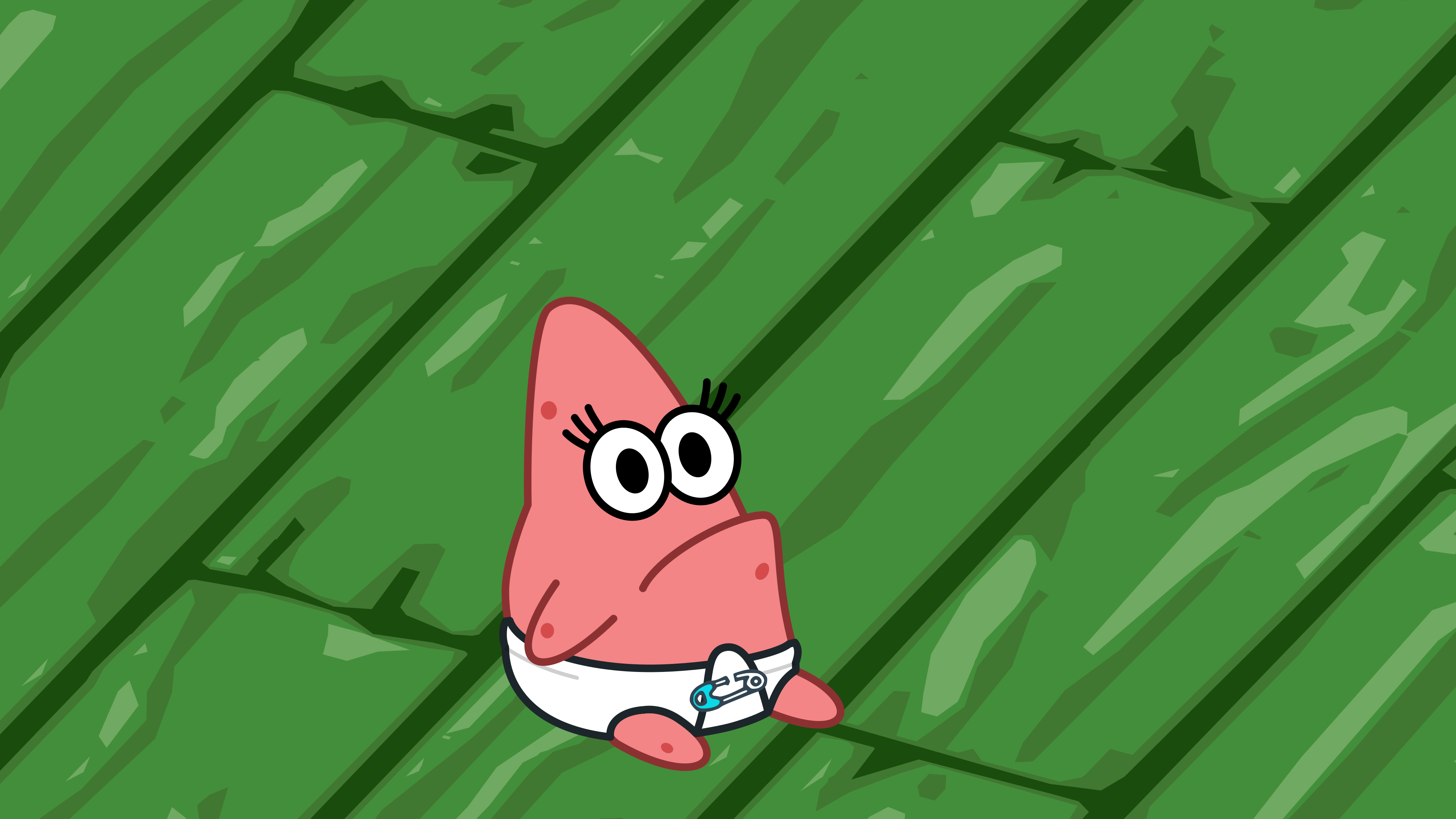 Baby Patrick HD Redraw - Spongebob Squarepants - u'algiuxass on Reddit