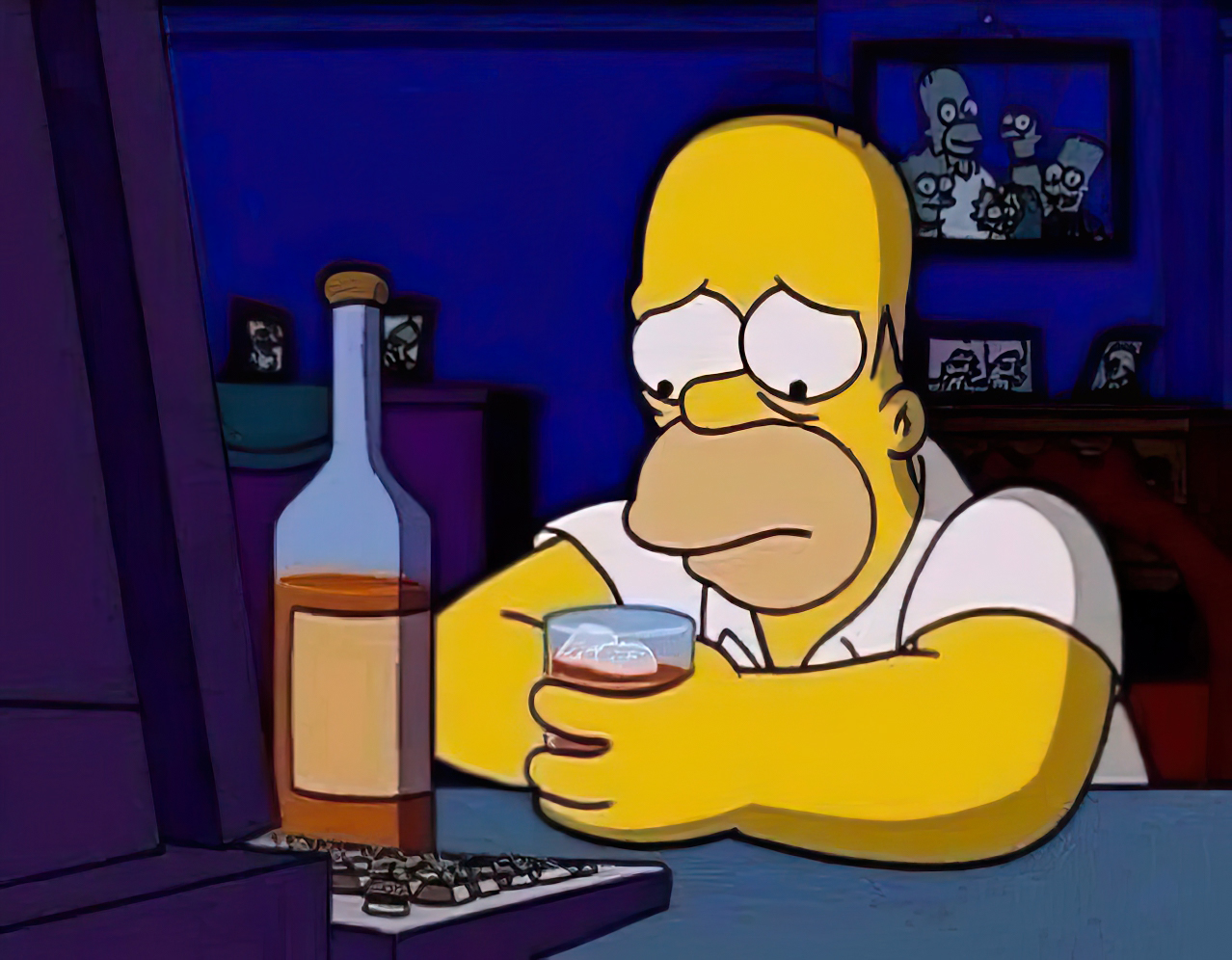 Sad homer