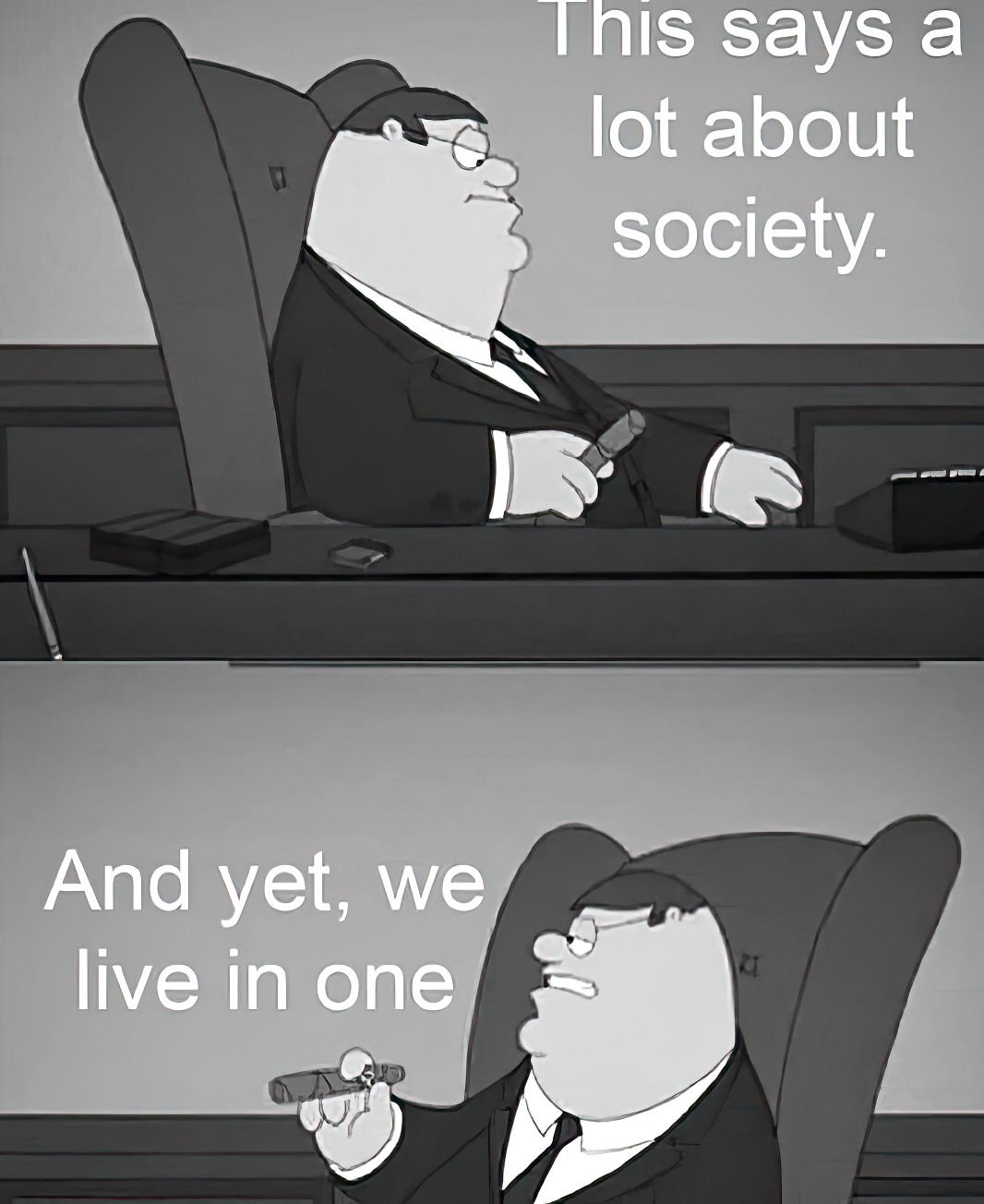 This say a lot about society