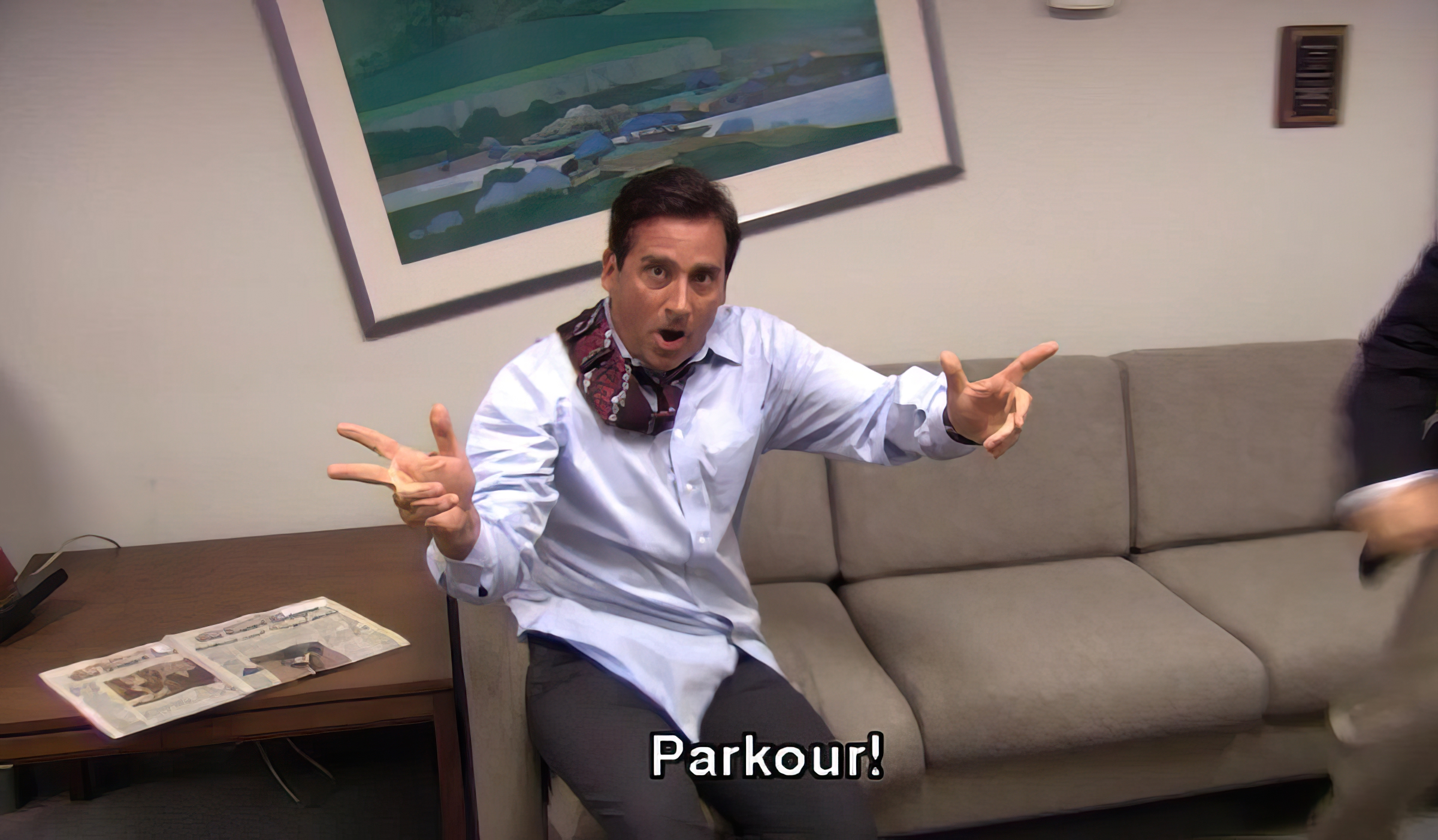 Parkour! - Michael Gary Scott, The Office