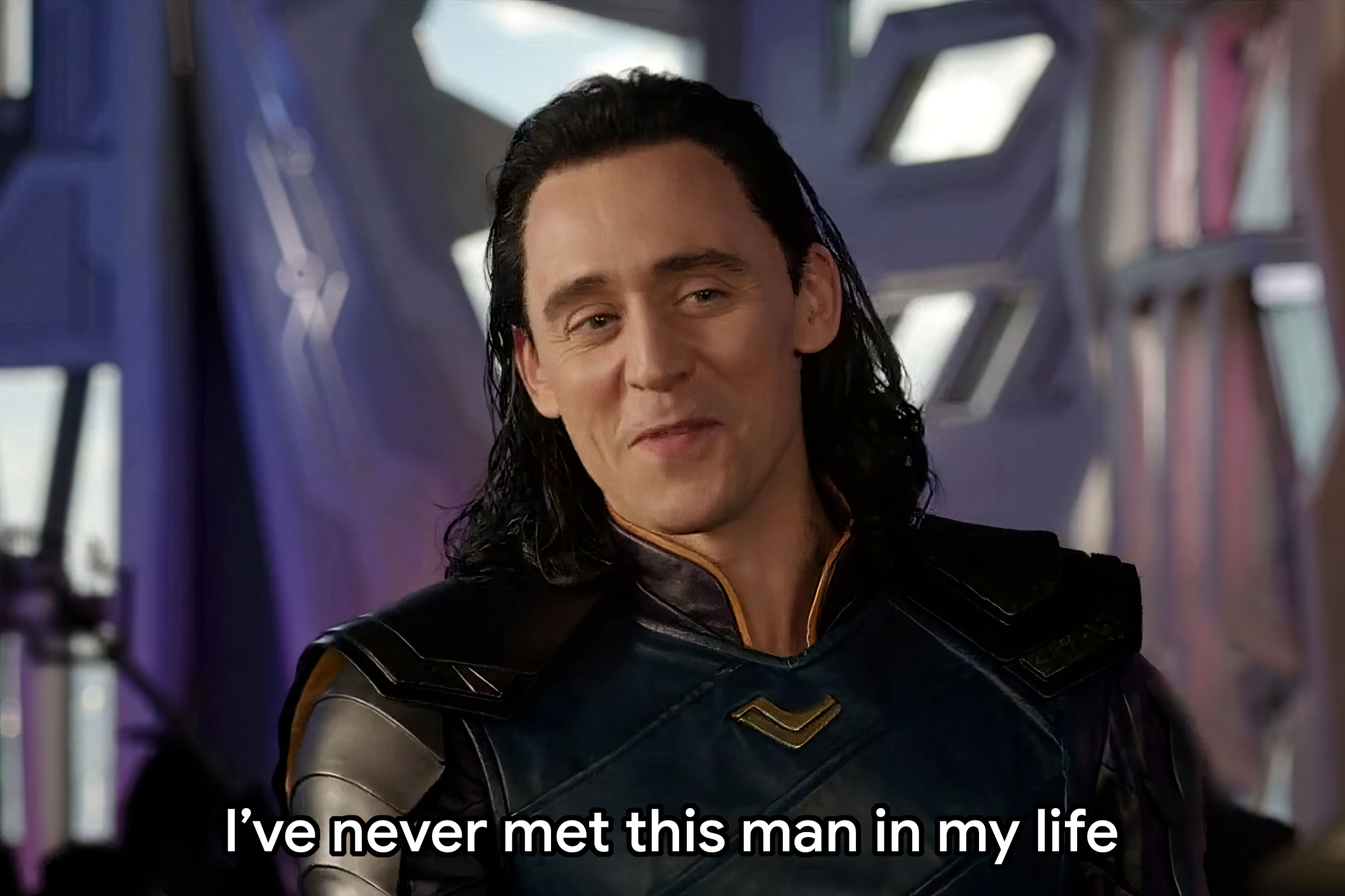 I've Never Met This Man In My Life Template - Avengers - Loki