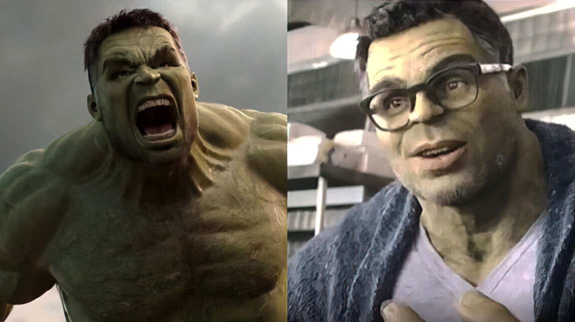 Old Hulk vs new Hulk