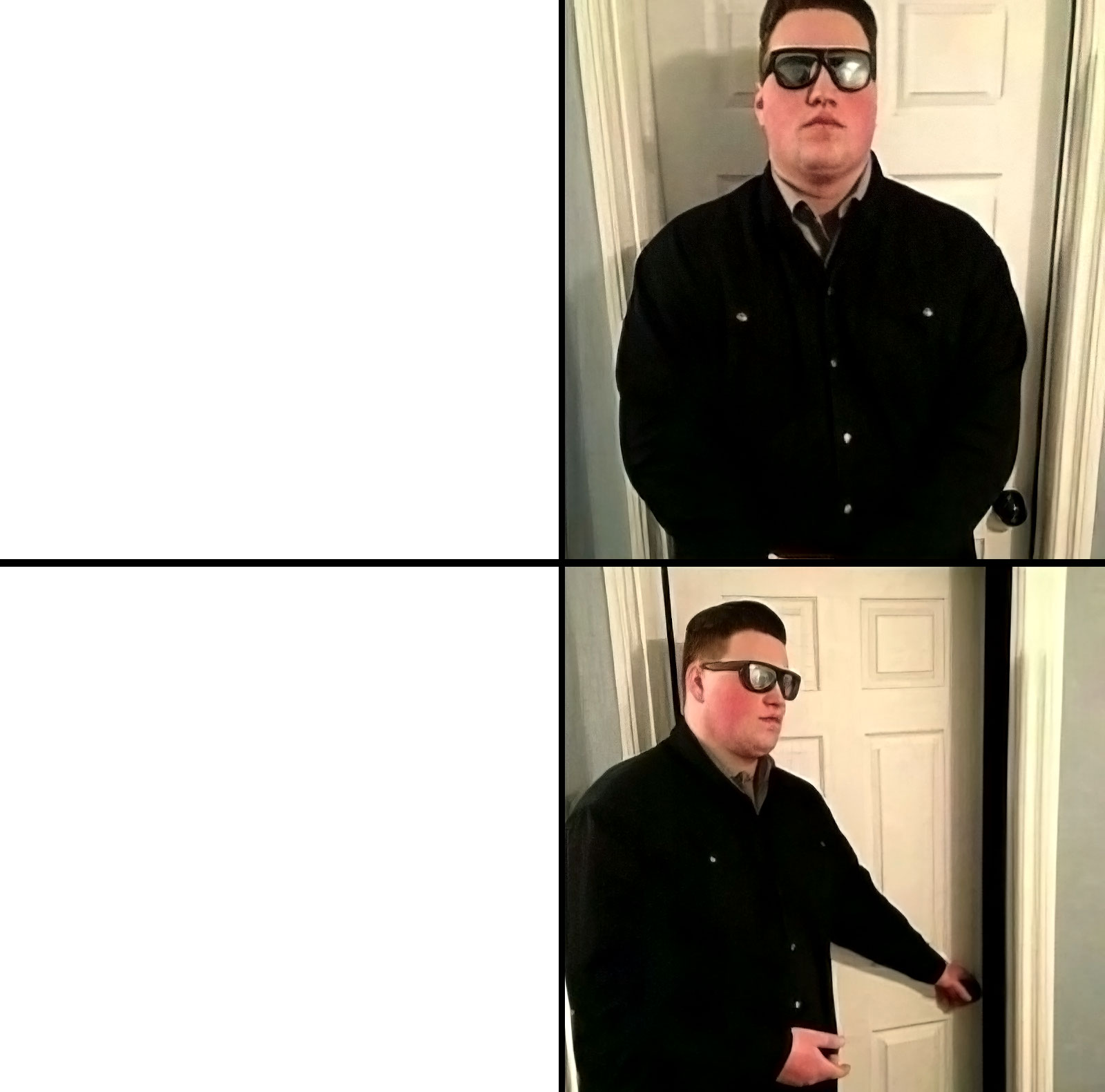 Videur vigile portier porte ouvrir door