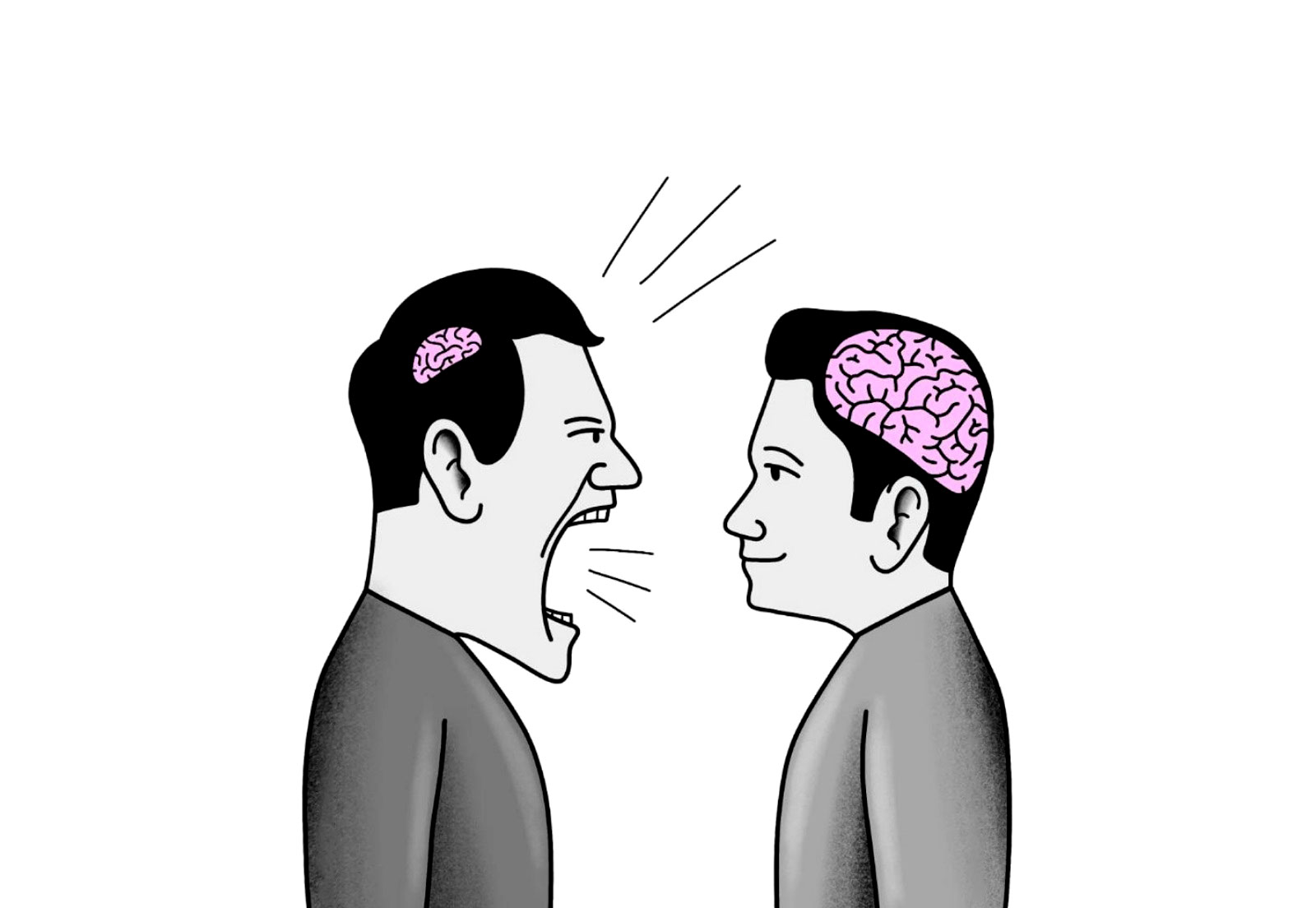Small brain vs big brain petit gros cerveau