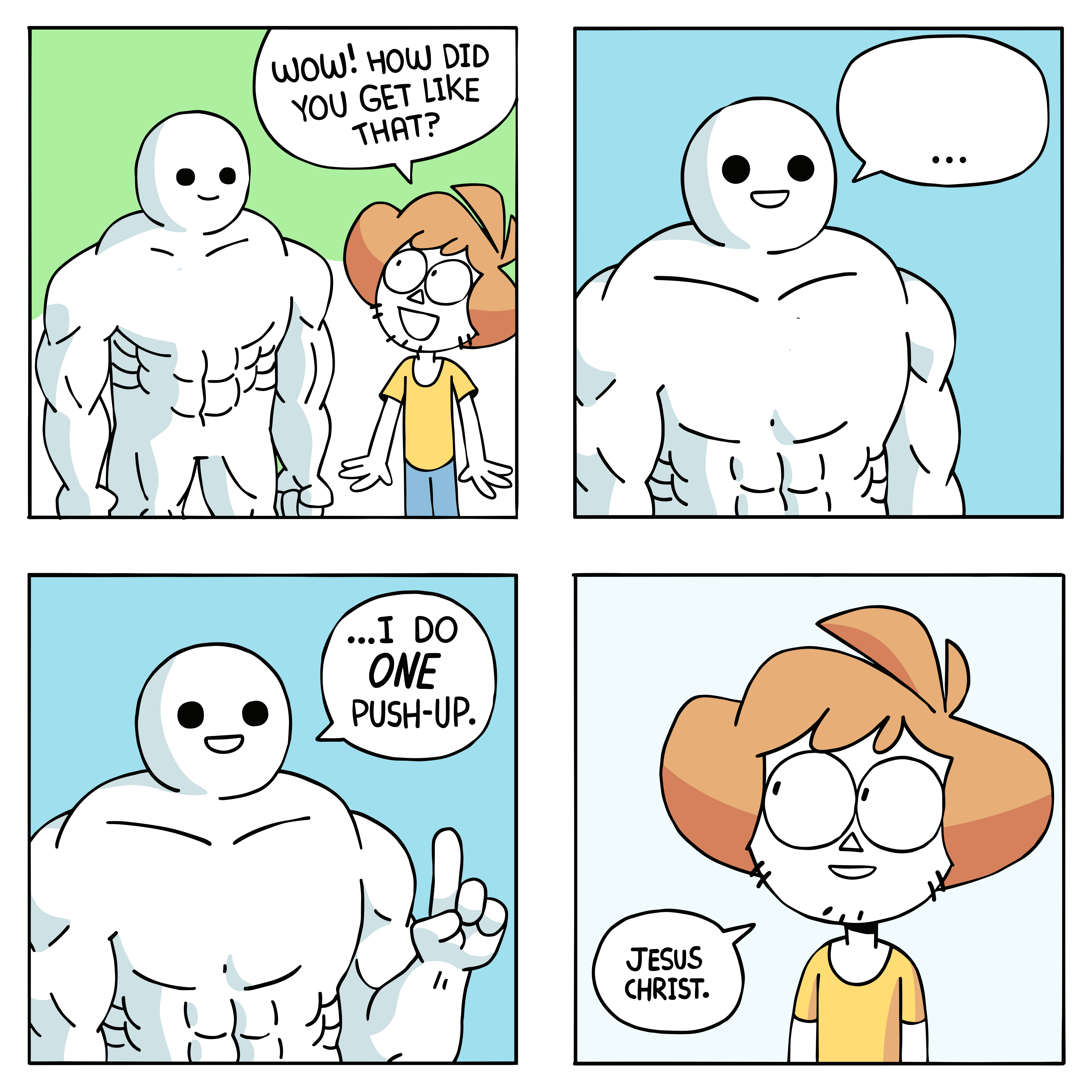 I do one pushup pompe shencomix