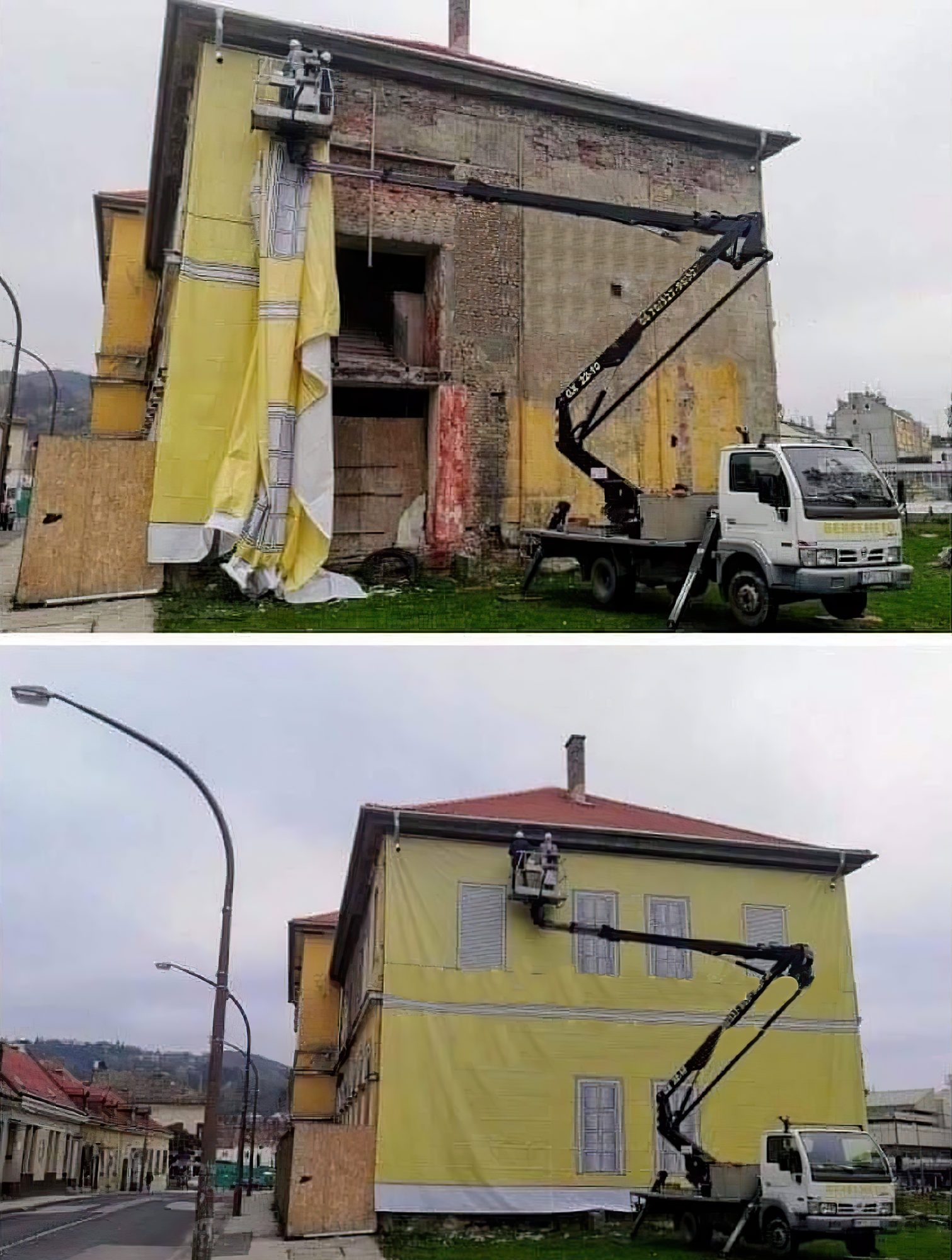 House ruin works illusion