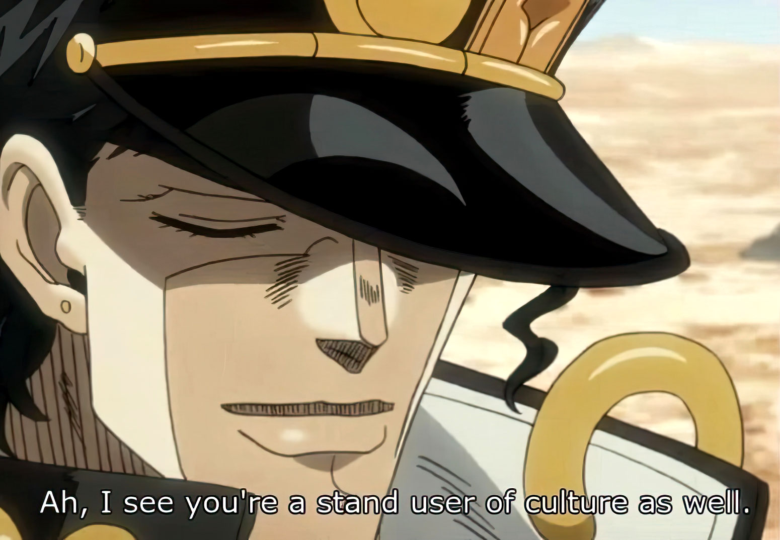 You're a stand user of culture