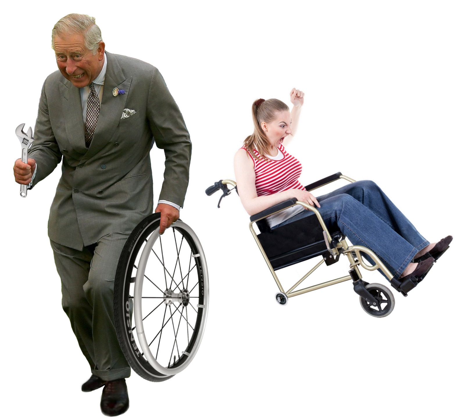 Prince Charles - chaise roulante Wheel thief