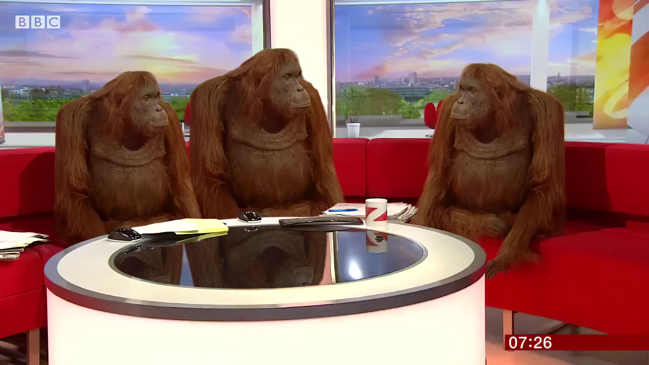 Singe monkey tv orang outan