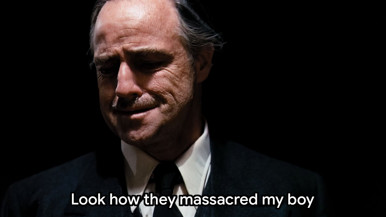 Look how they massacred my boy