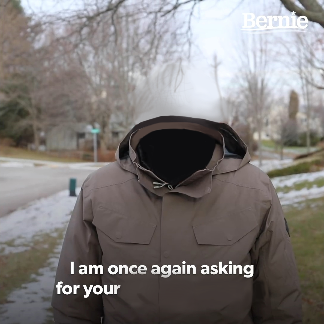 I Am Once Again Asking For Your X Template - Headless - Bernie Sanders