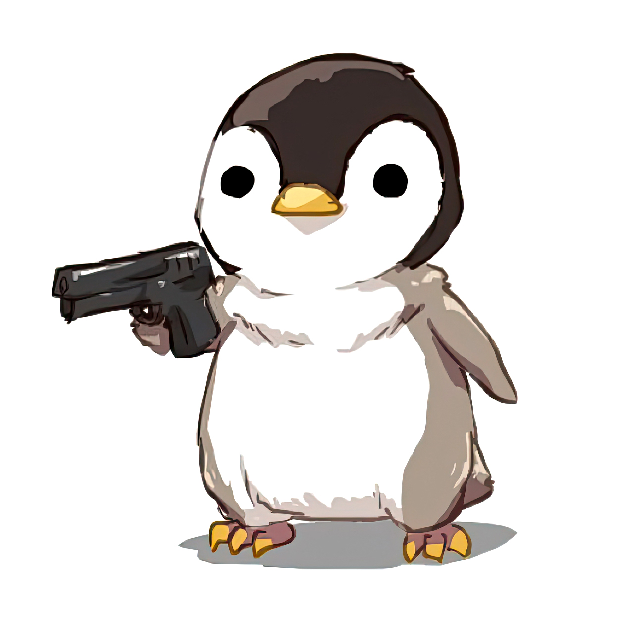 Angry pinguin