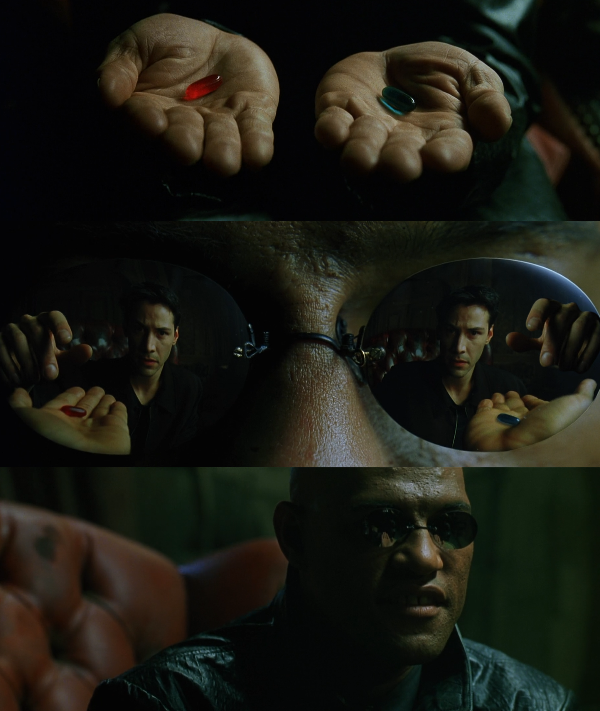 Matrix blue red pill