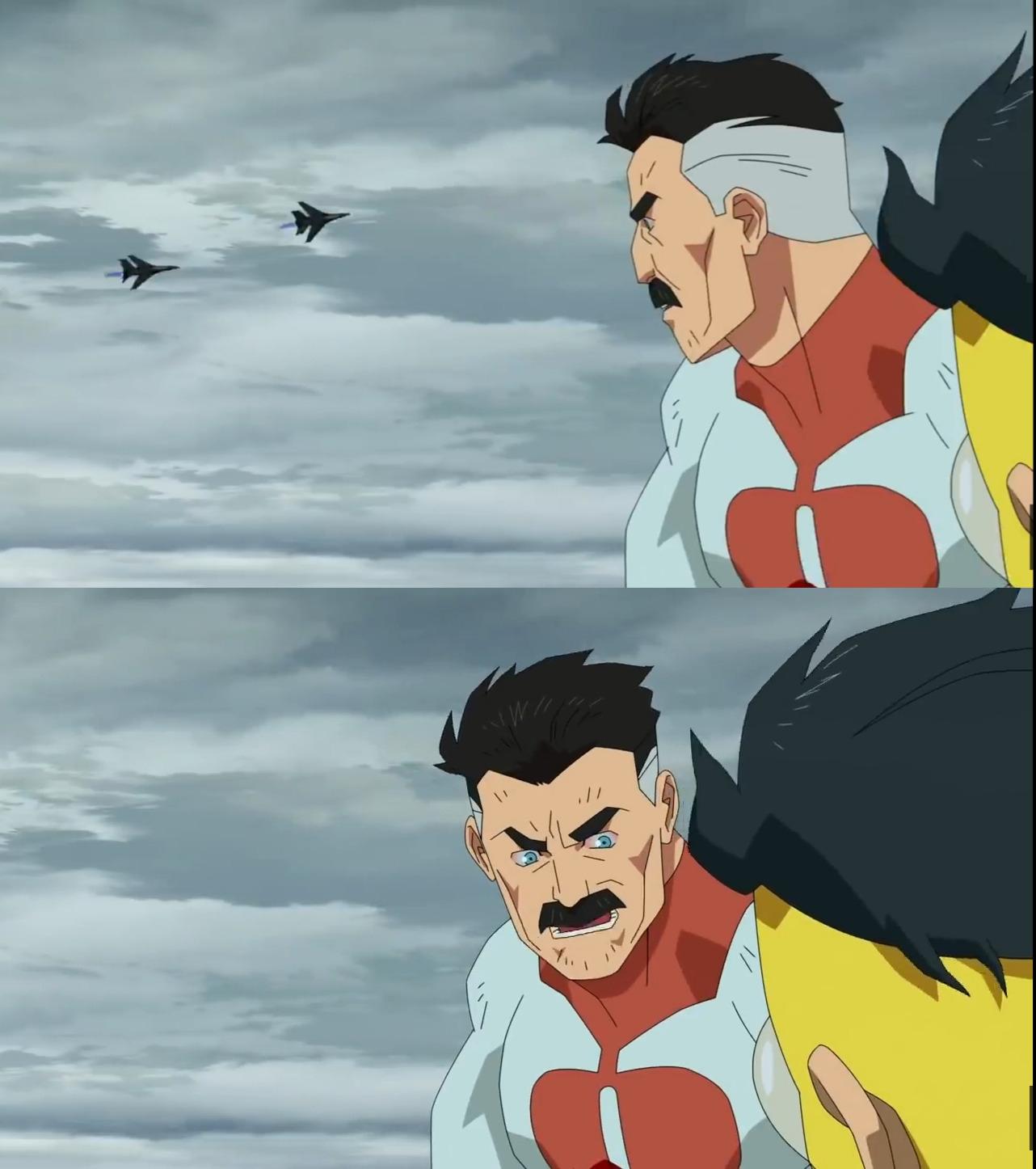 Invincible omni-man look what they need - blank