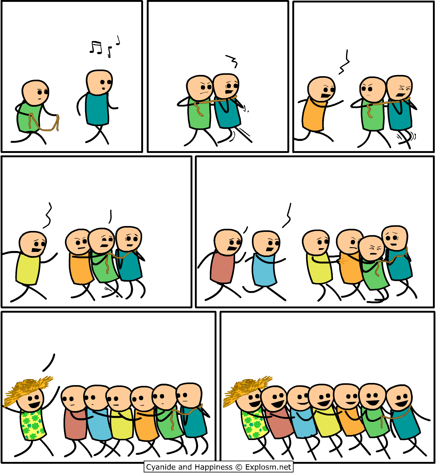Conga! Tutti I Conga - Textless - Rob Conga - Cyanide Happiness