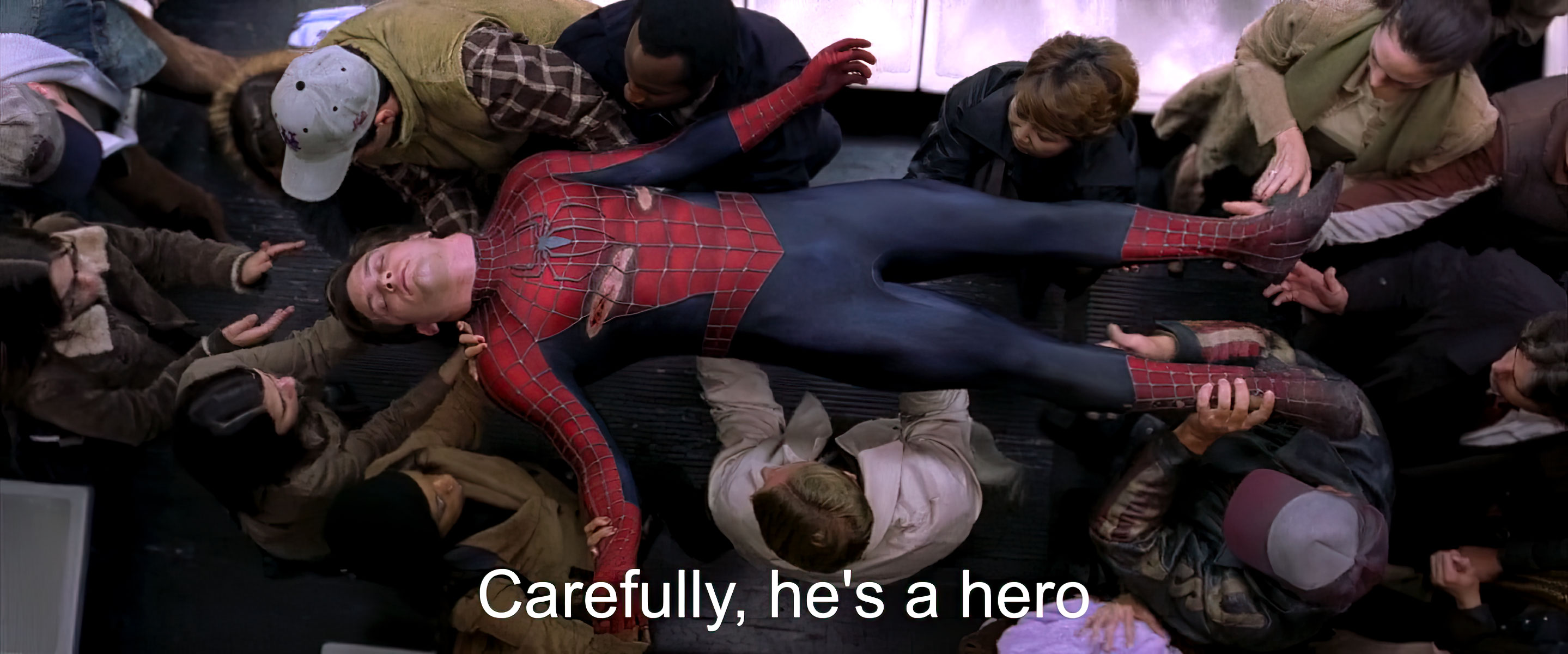 Carefully He's a Hero - Spider-Man