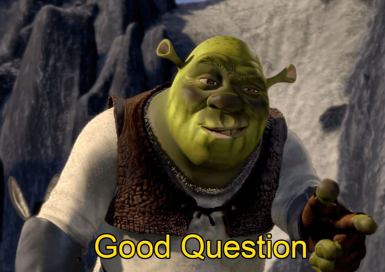 Good Question - Shrek