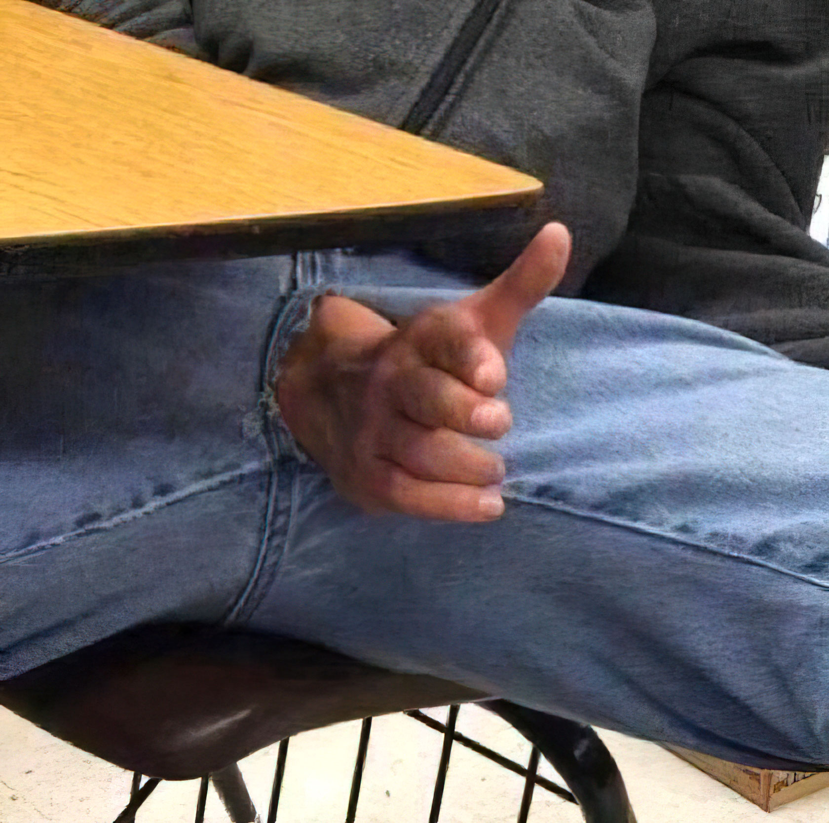 Crotch Handshake Crotch Finger Gun - Hand Protruding From Crotch, Fly, Gun - Main qui sort de l'entre-jambes braguette gun pistolet kill doigts