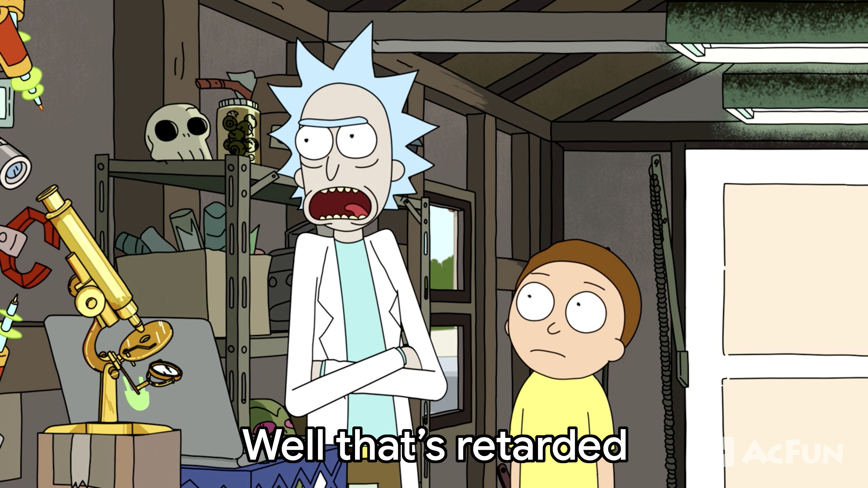 Whell that's retarded