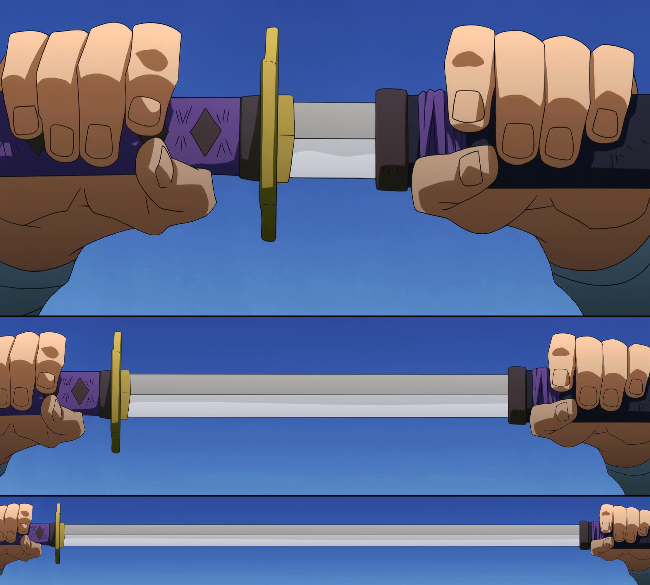 Unsheathing the Sword Kamina's Sword - - Elongated'Longer Sword, Gurren Lagann, Kamina - L'épée dégainée - L'épée de Kamina