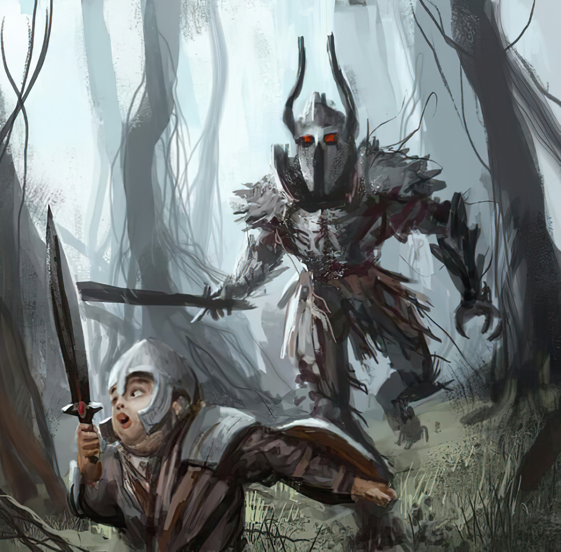 Chubby girl run fear medieval