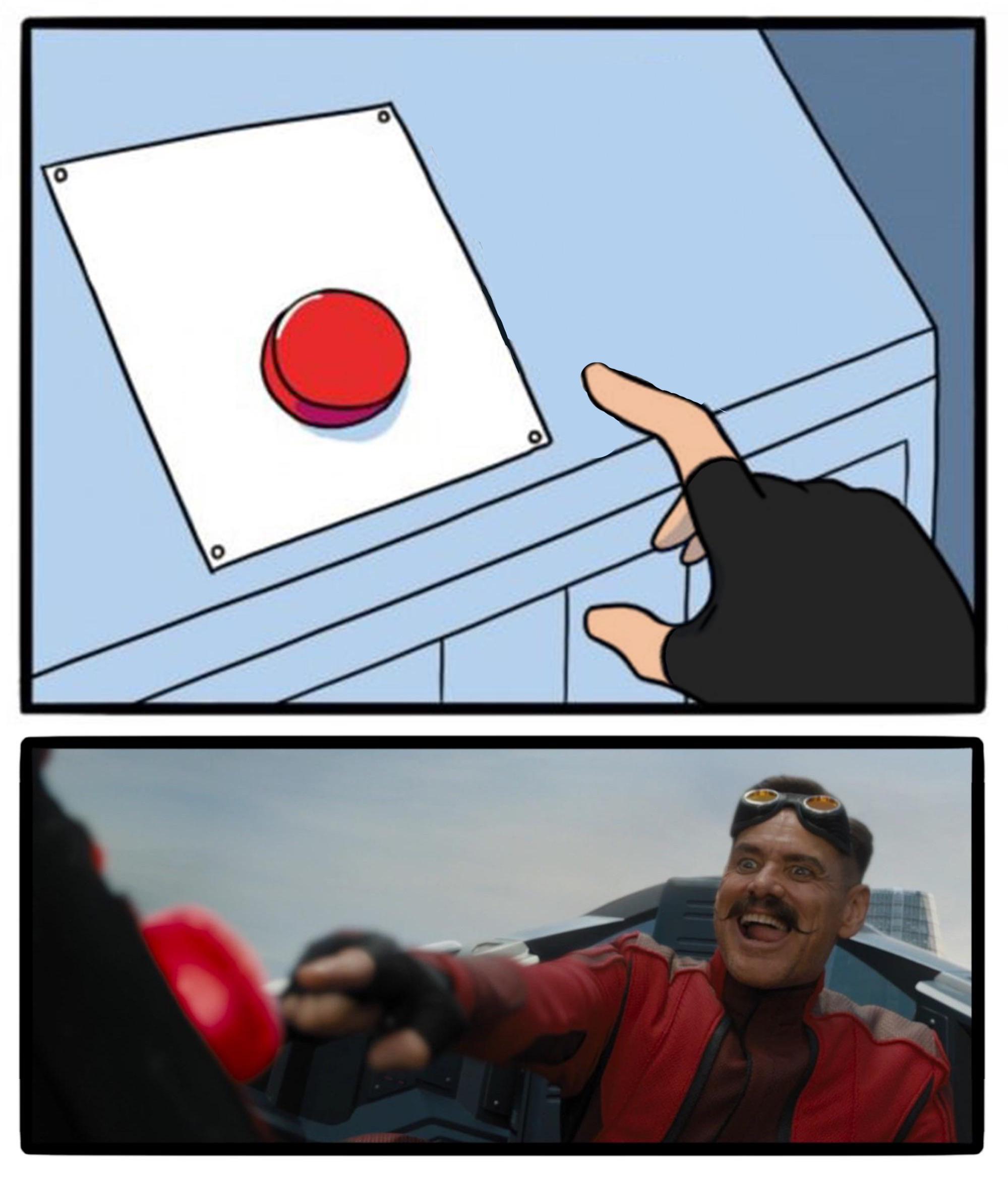 Daily Struggle Dr. Eggman Empty Template - Jim Carrey - Sonic, One Button - bouton appuyer choix