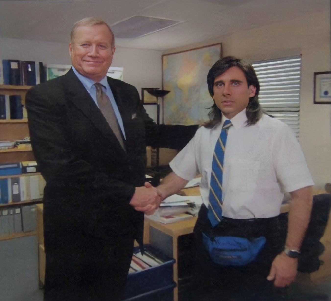 The office handshake main