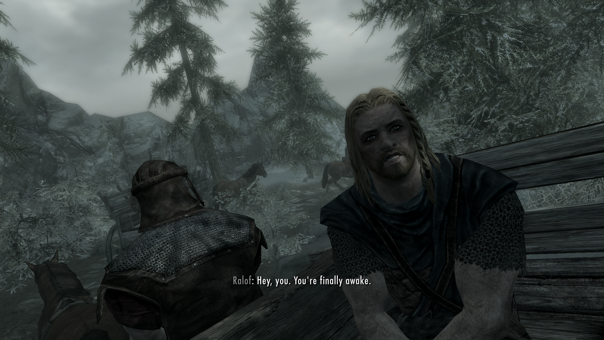 Hey you you're finally awake