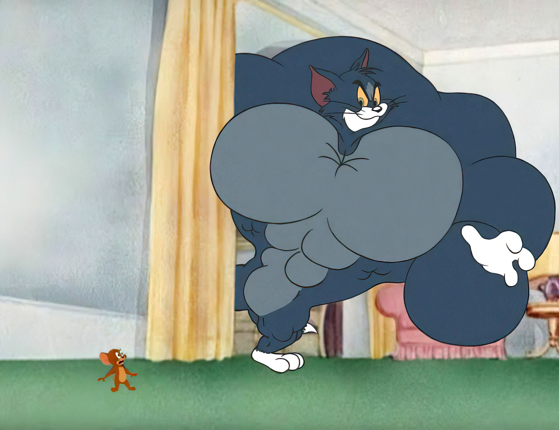 Tom jerry swole big small