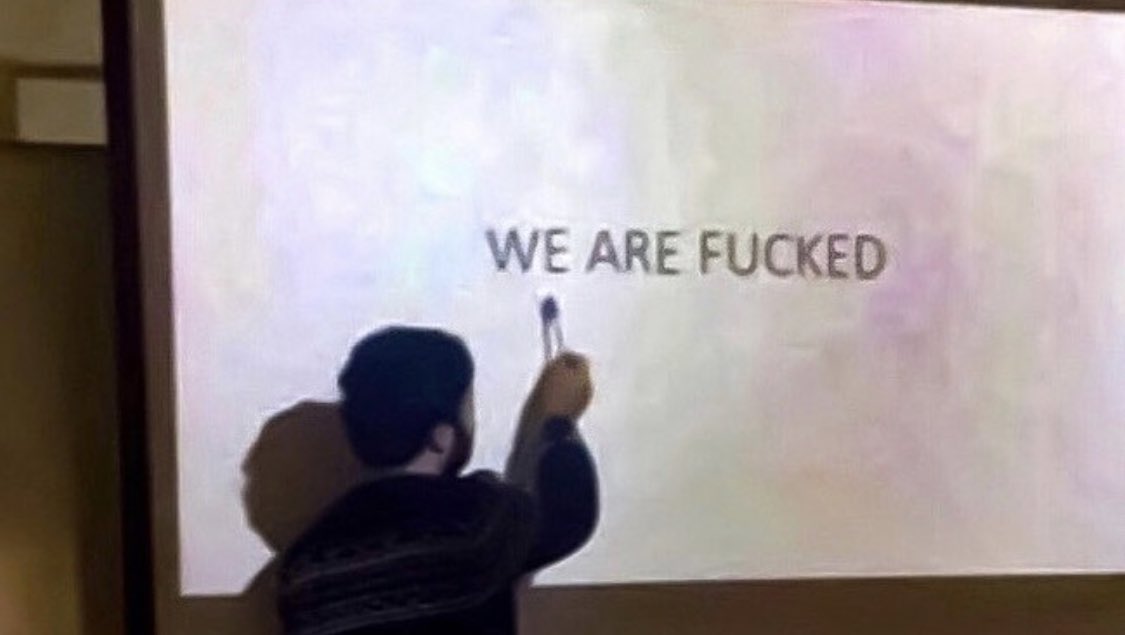 We are fucked