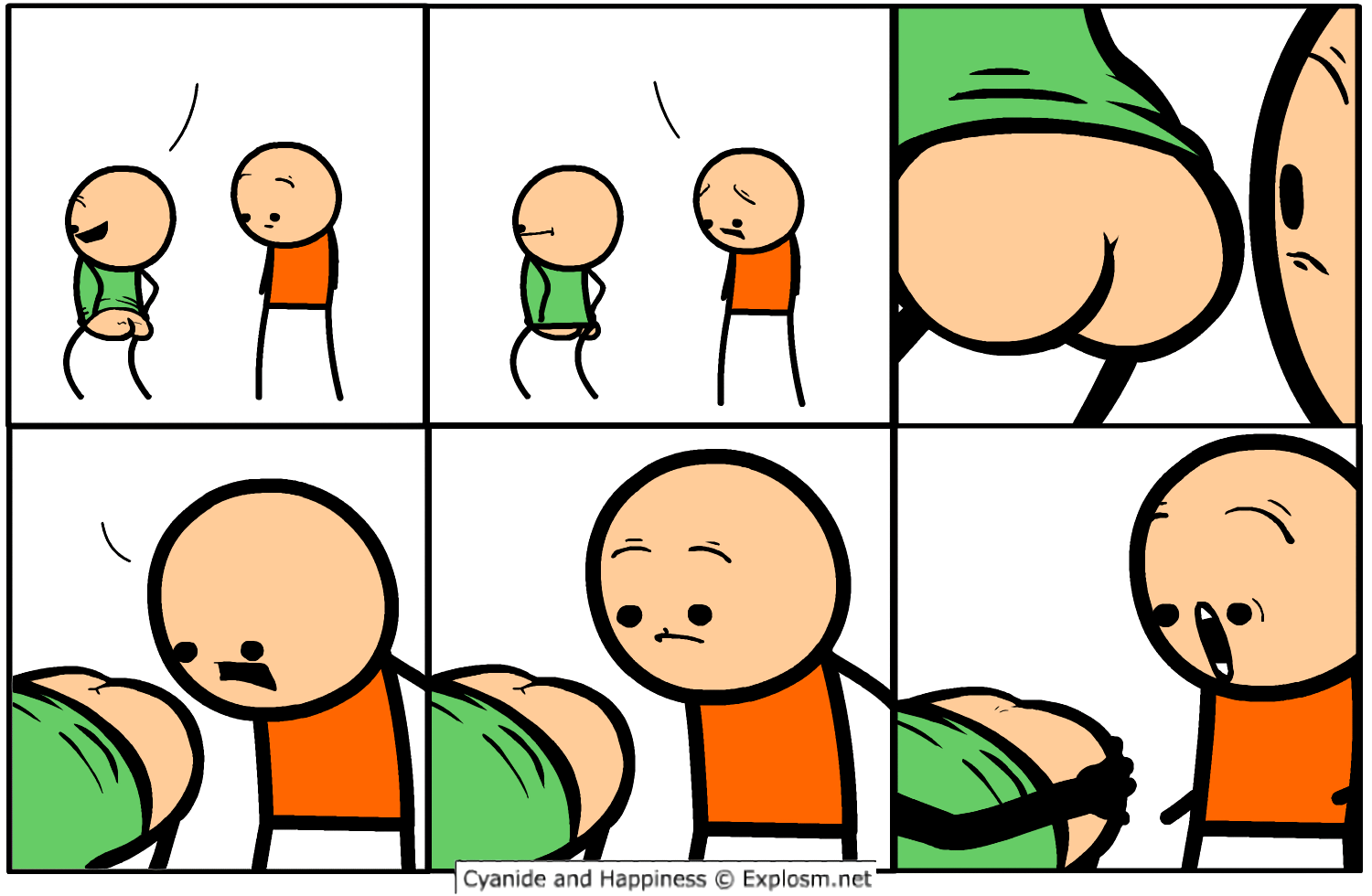 Dave Halloweener - Textless - Happy Halloween, Butt, Surprise - Cyanide Happiness