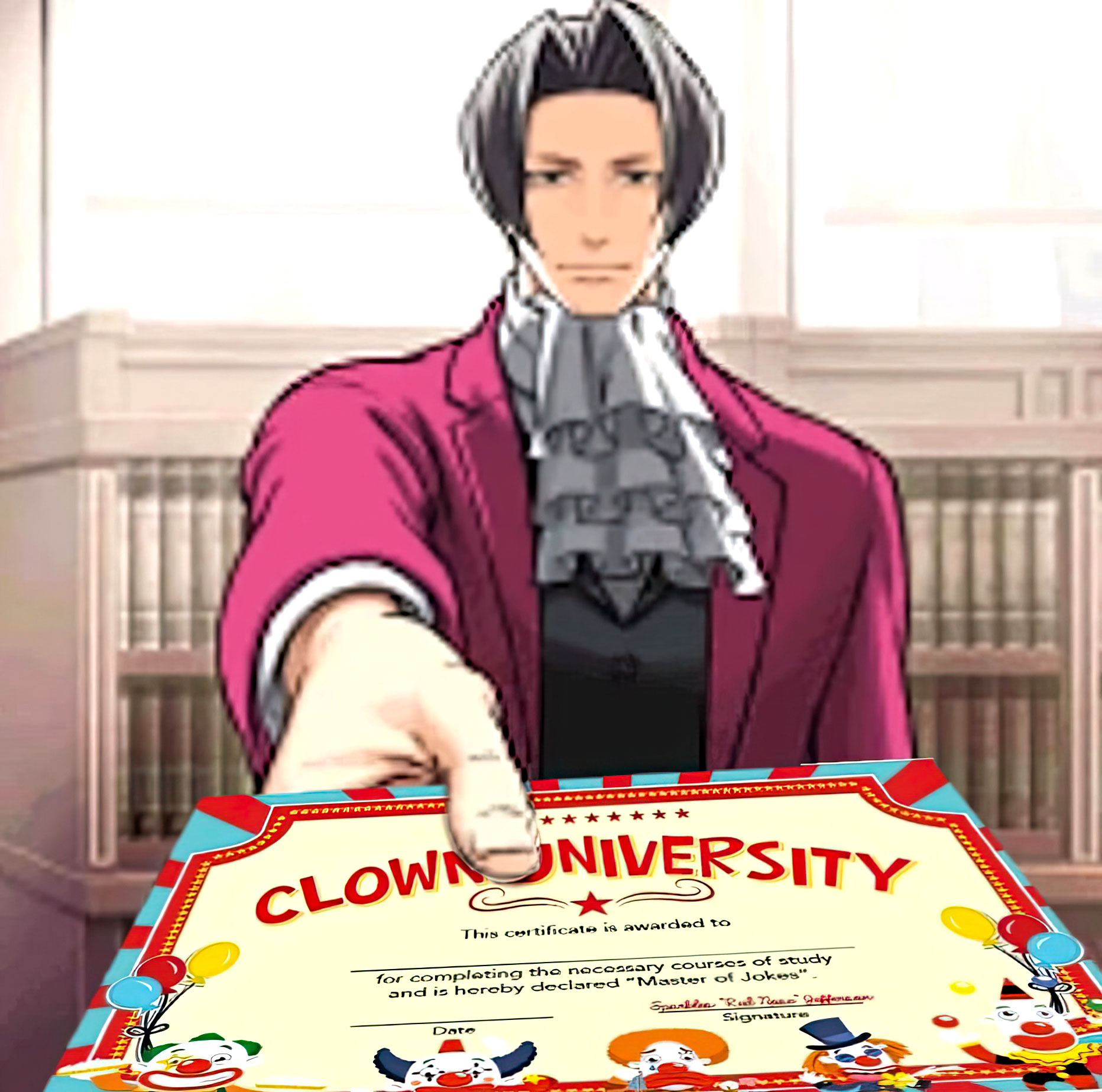 Clown university invitation