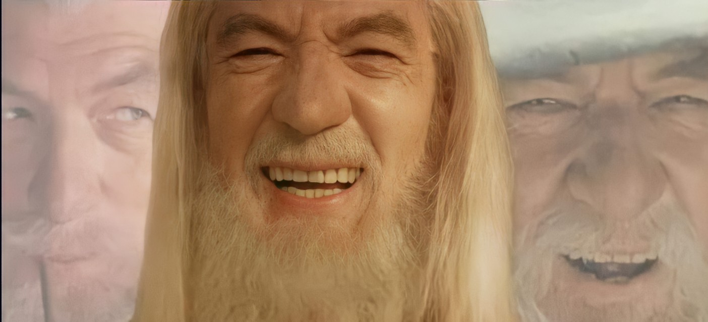 Gandalf laugh